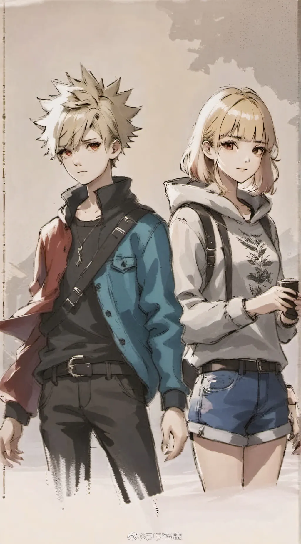 ai character: bakugous bff background