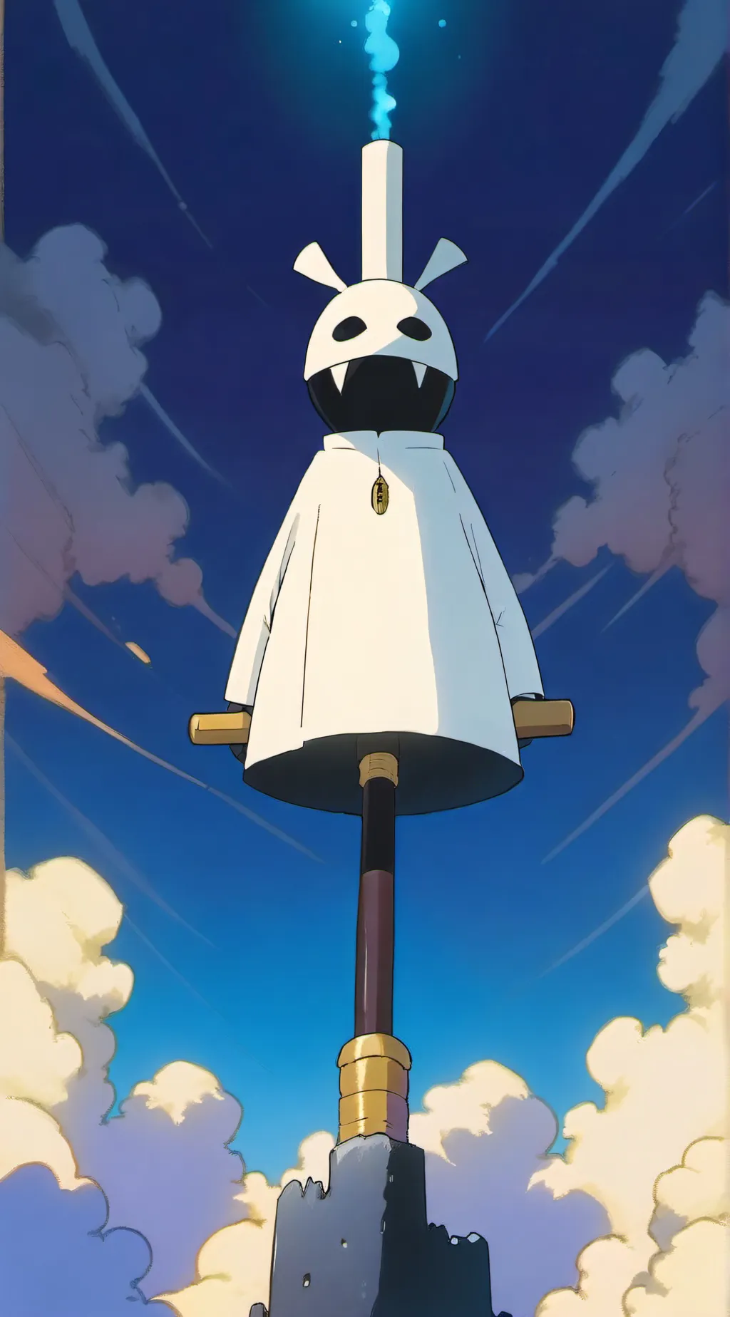 ai character: Cute Plunger Man background