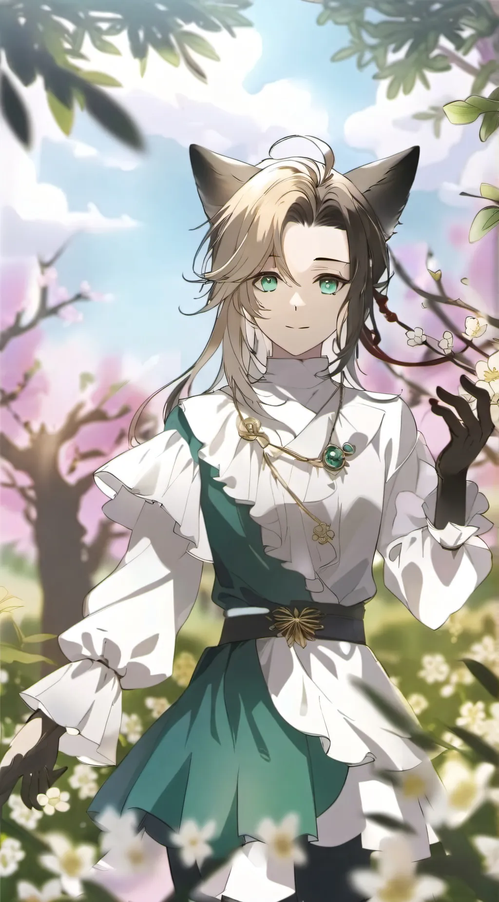 ai character: Sunny background