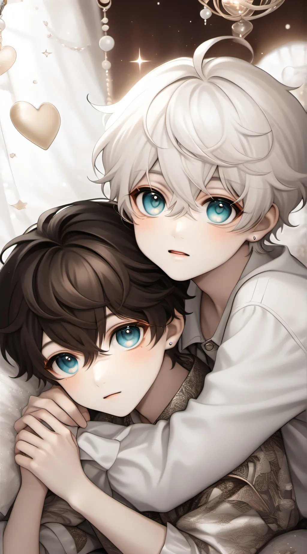 ai character: Alvin and Simon  background