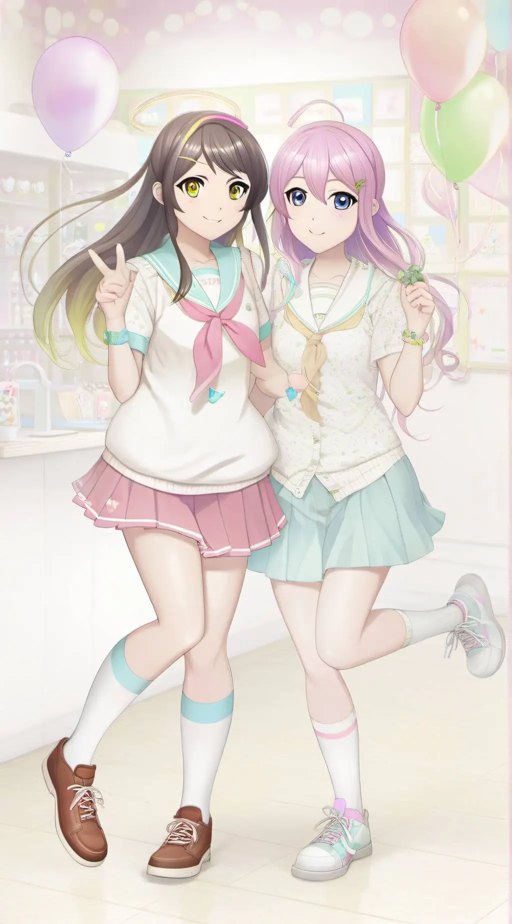 ai character: the group girls background