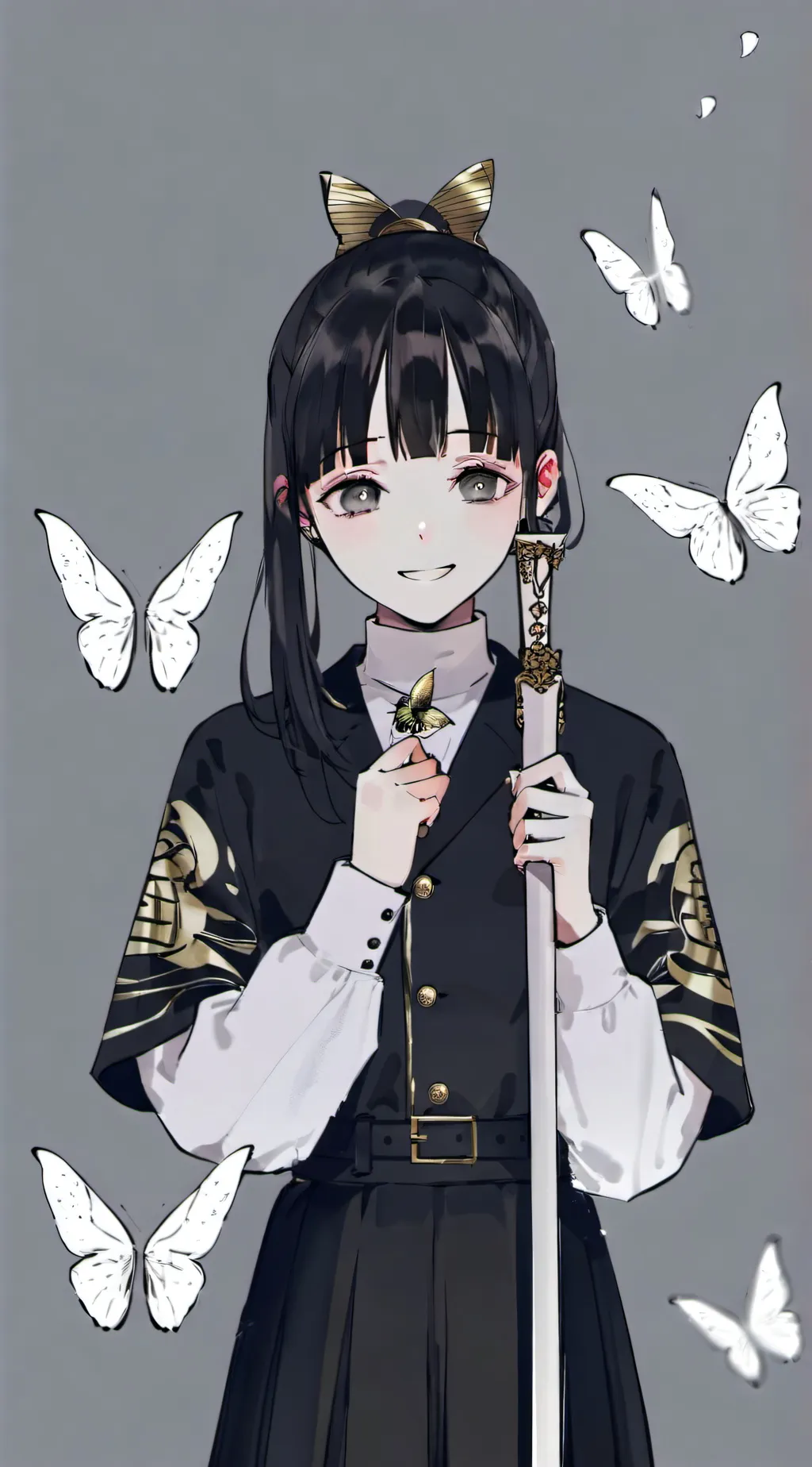 ai character: KNY FIREWORK SHOW background