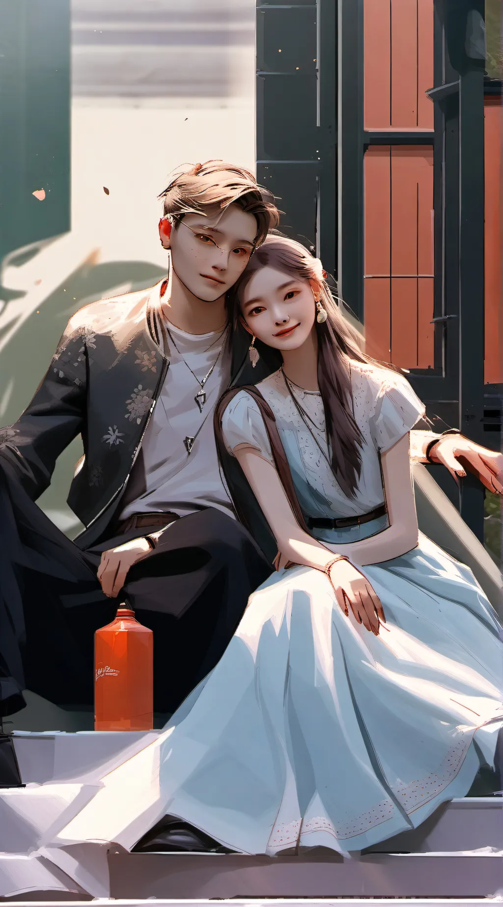 ai character: Chris. background