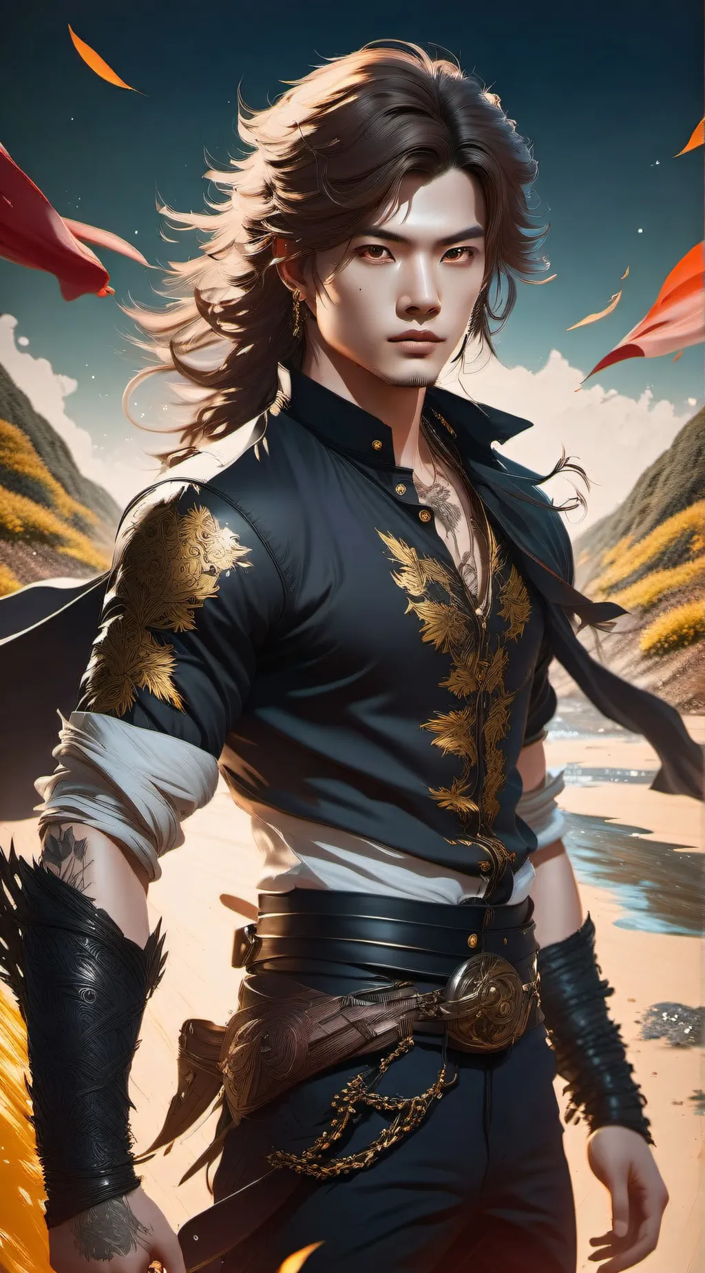 ai character: dominic background