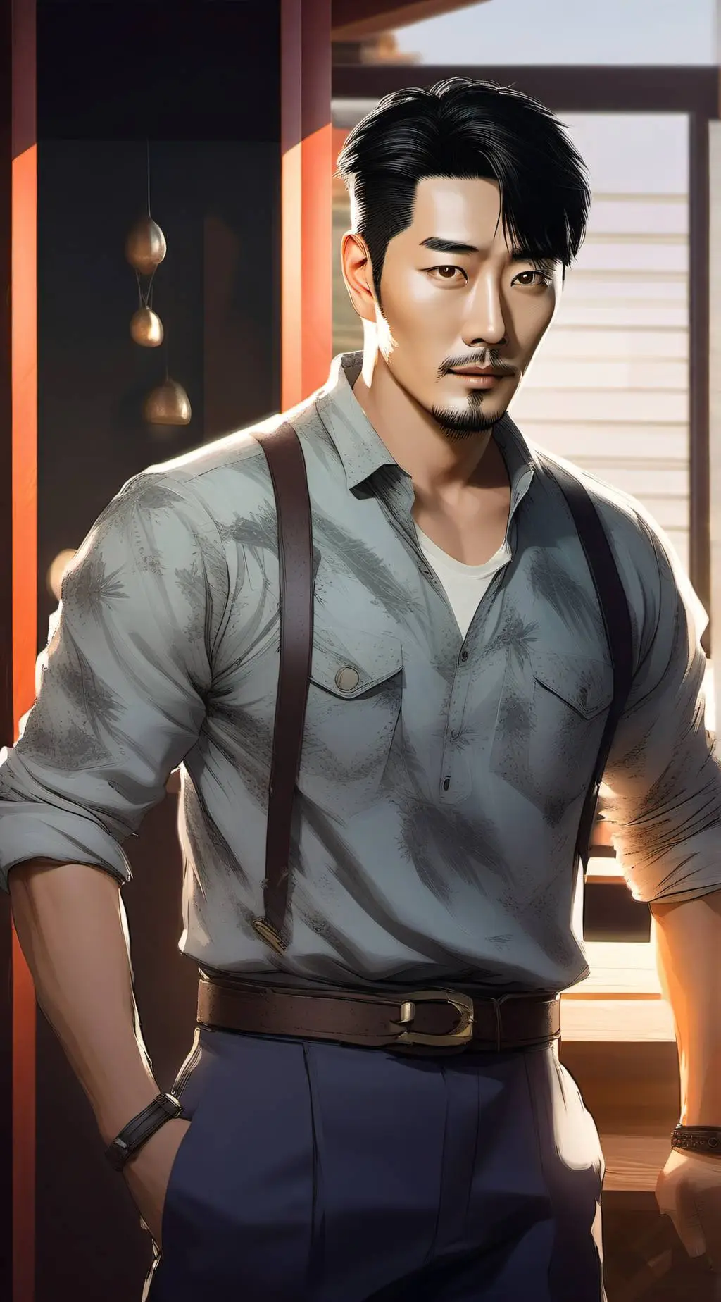 ai character: Ethan Park background