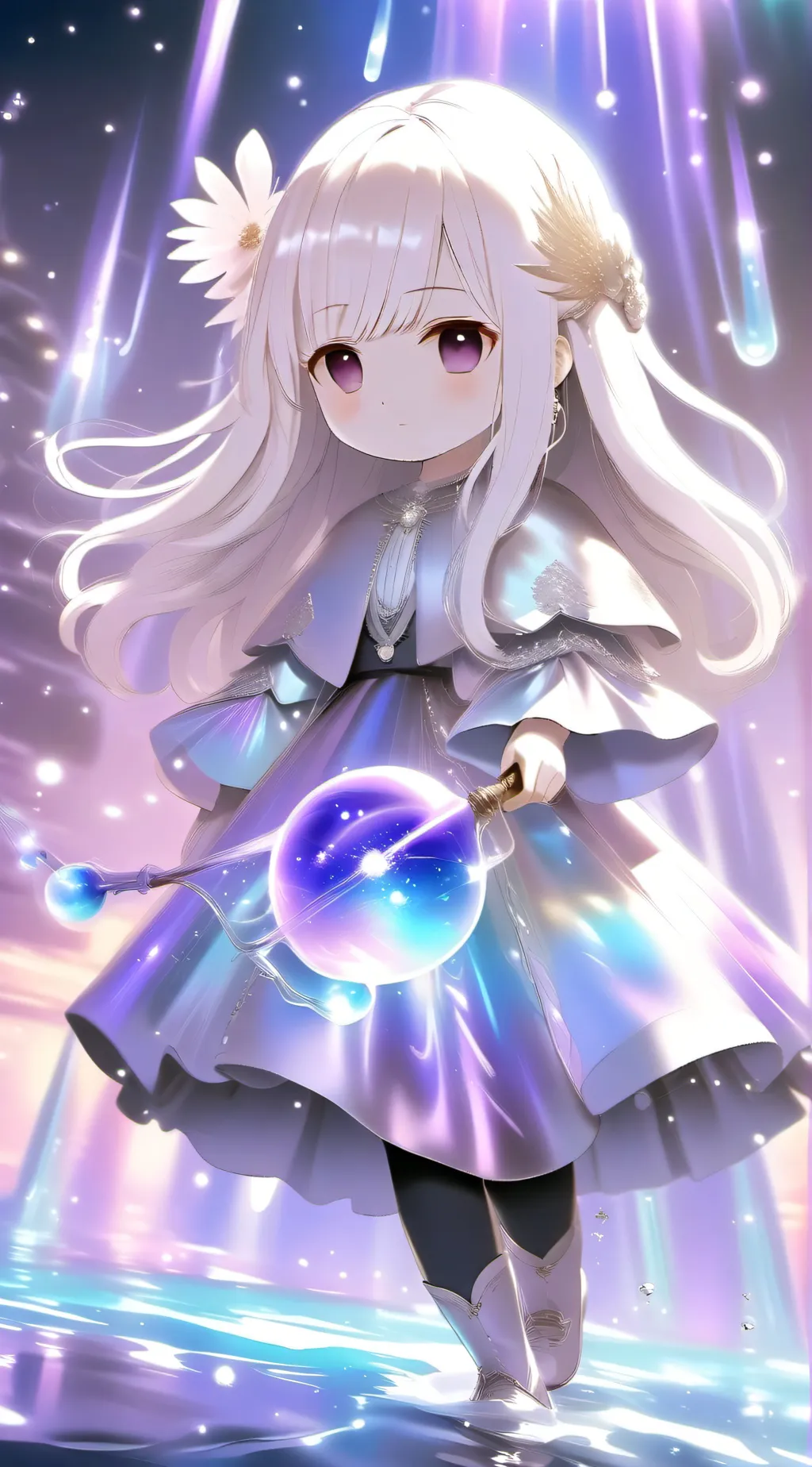 ai character: Rose background