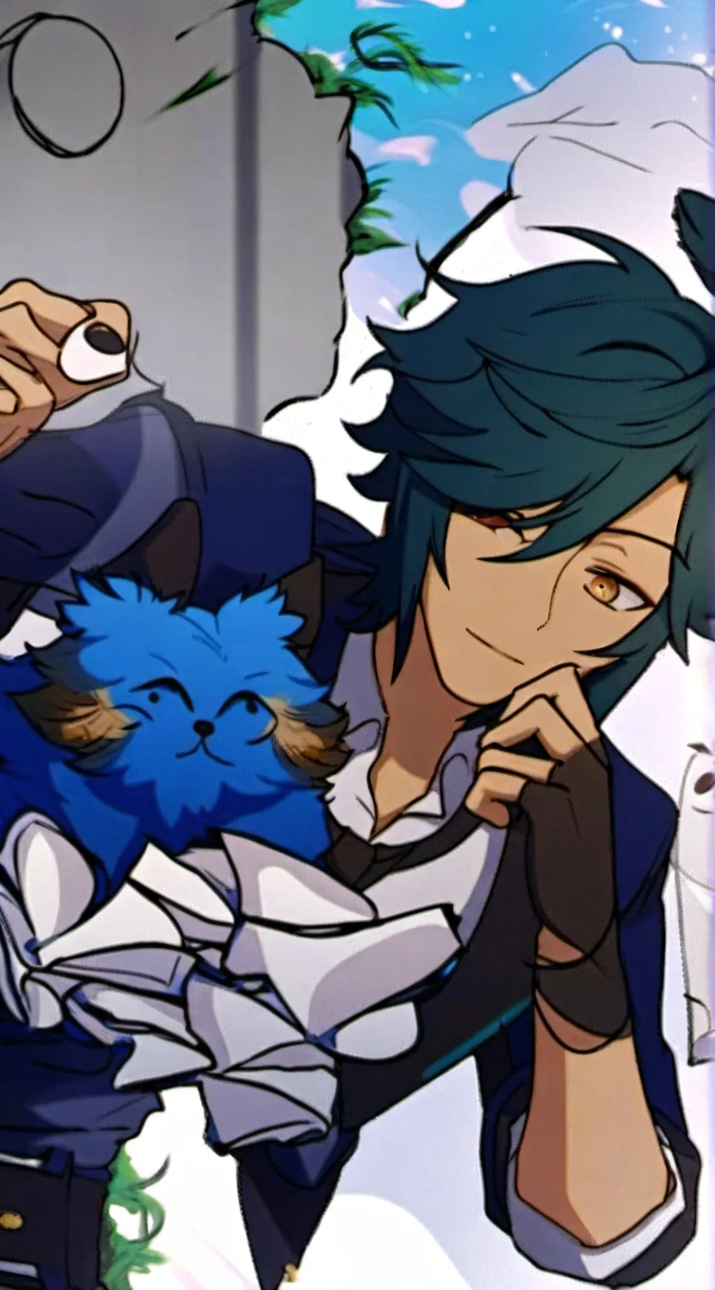 ai character: ★Kaeya★ background