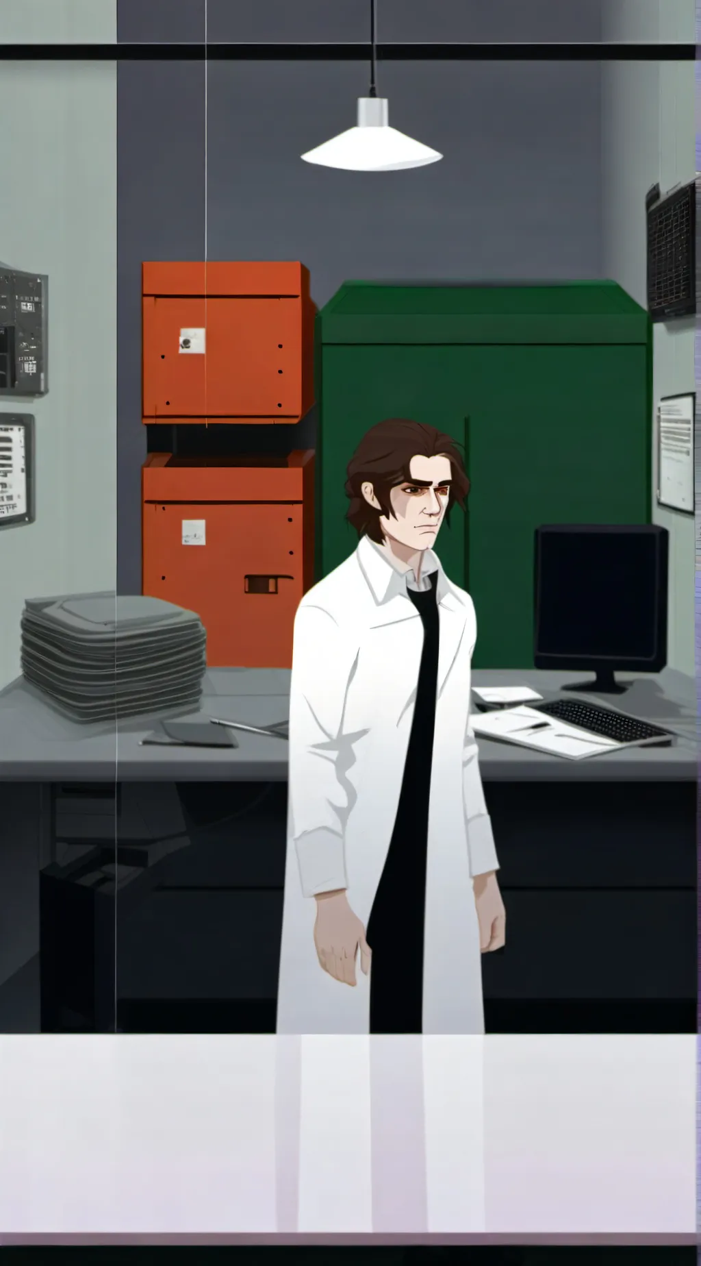 ai character: mark  background