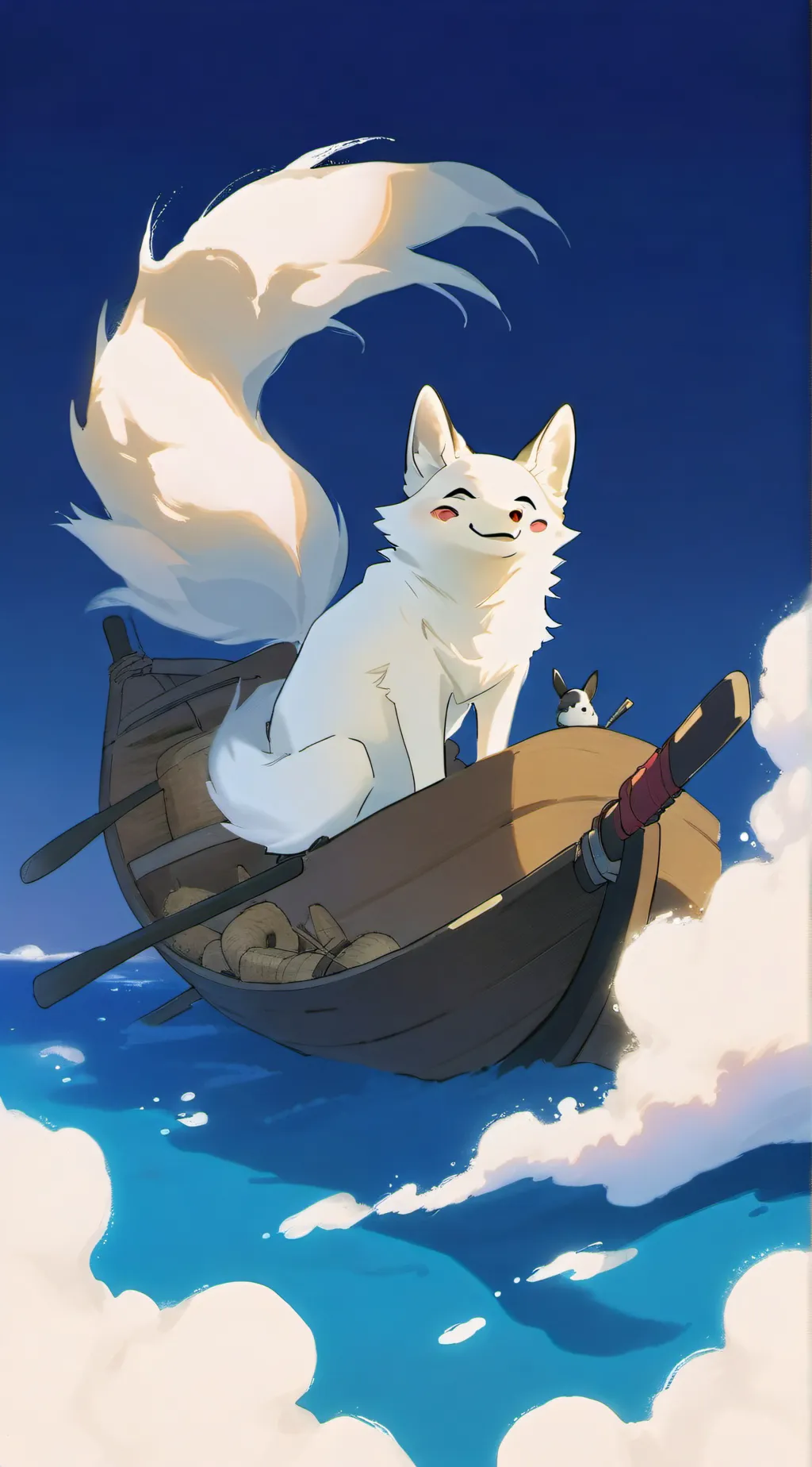 ai character: spirit foxy background