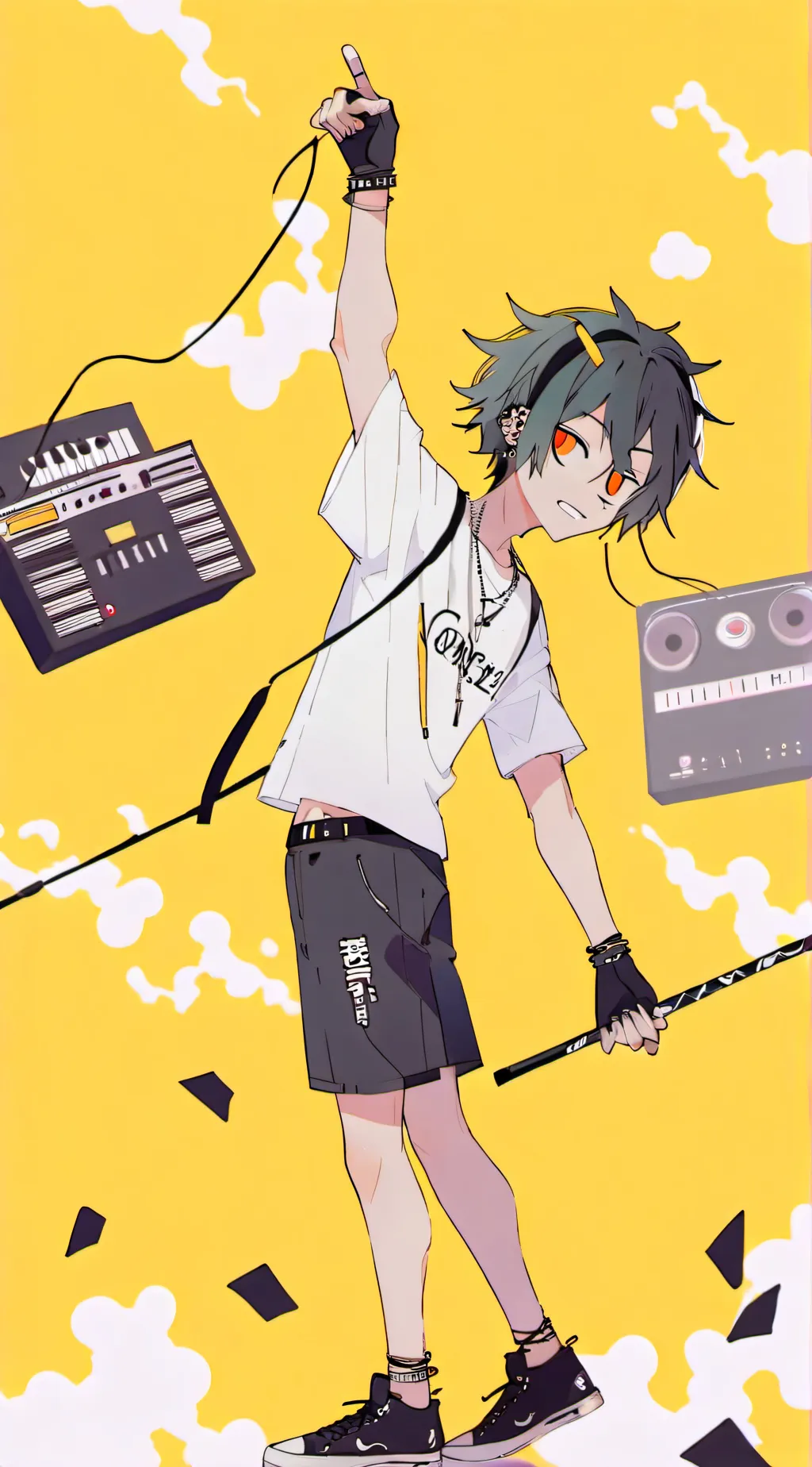 ai character: Gorillaz! background