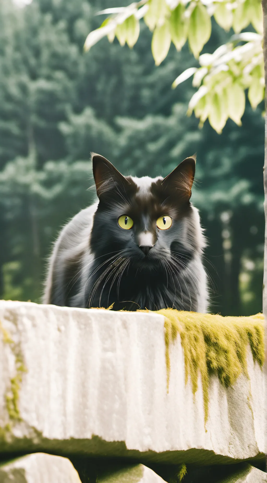 ai character: Ash the cat background