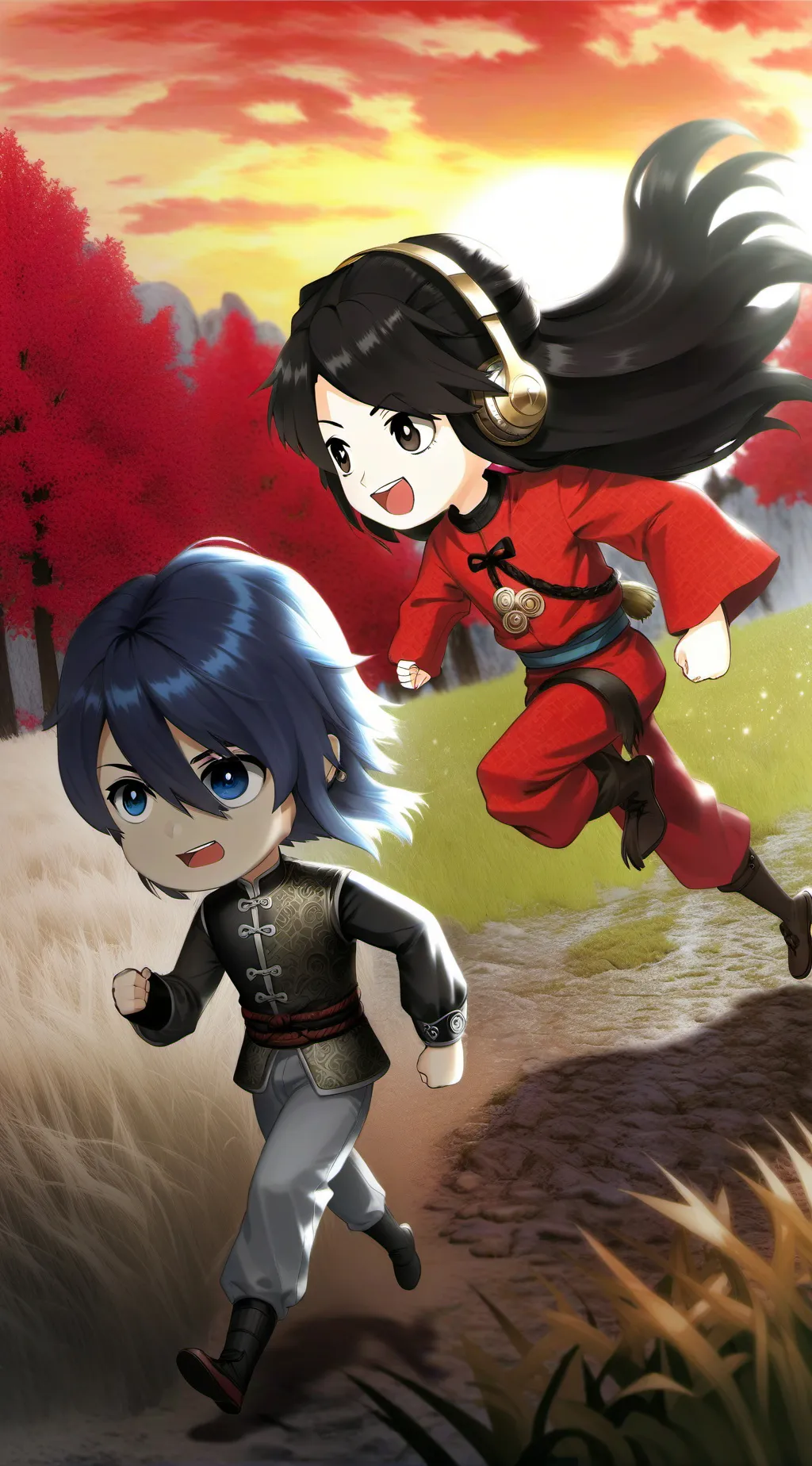 ai character: sister  background