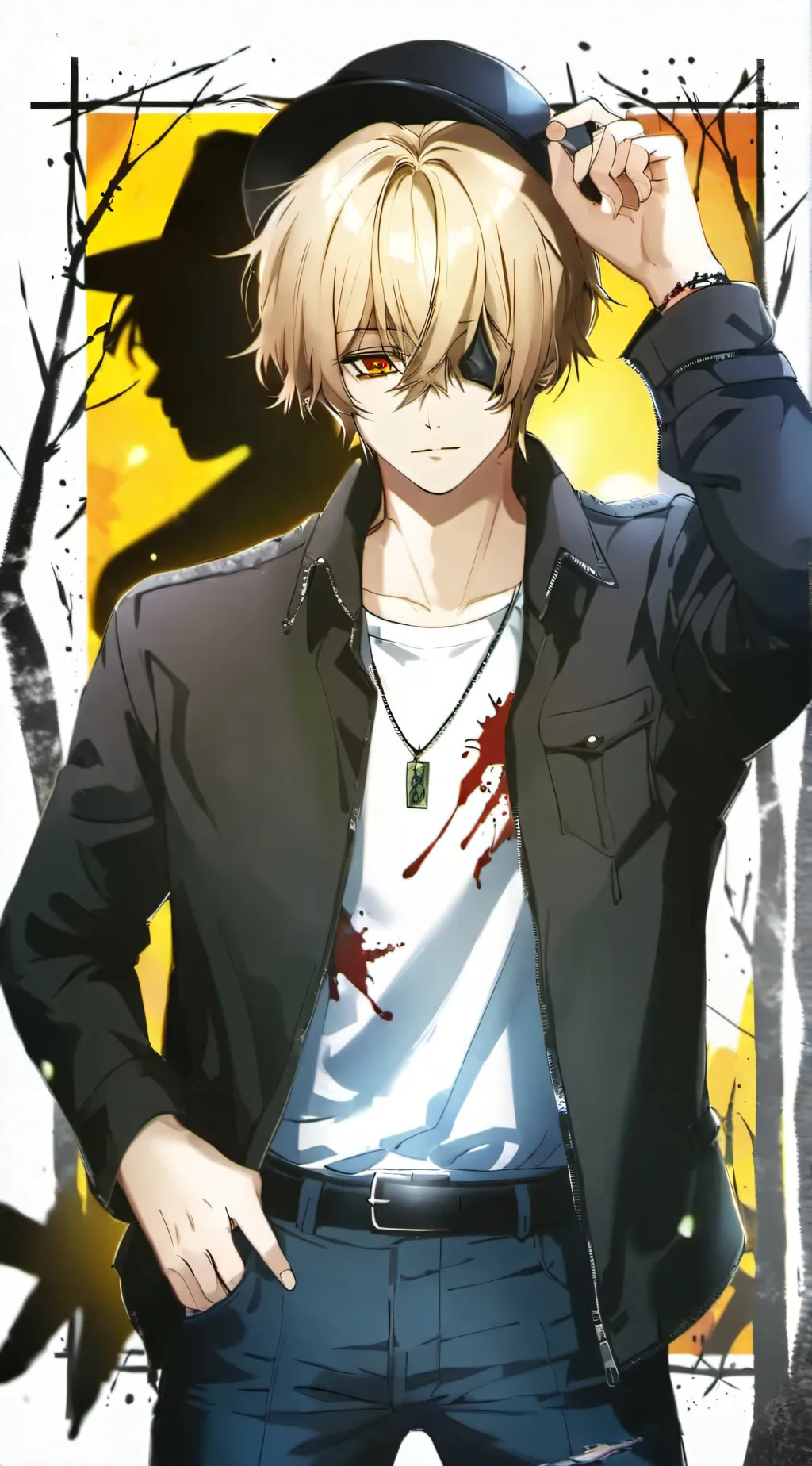 ai character: Plants vs zombie  background