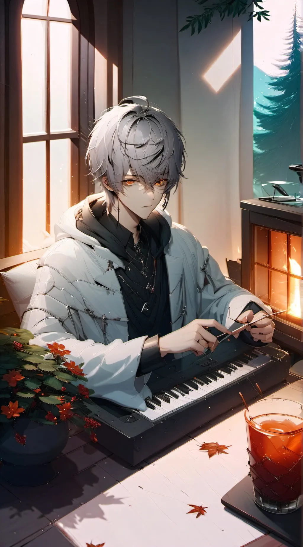 ai character: Leo background