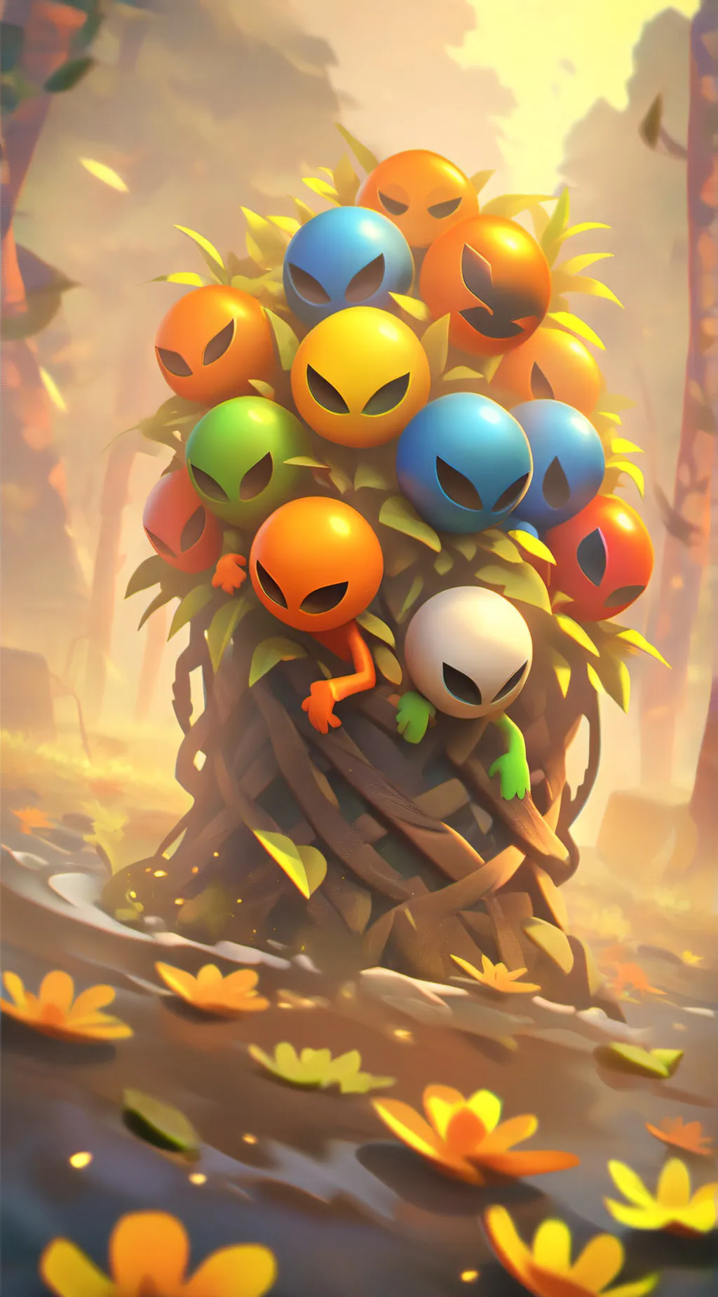 ai character: Alan becker background