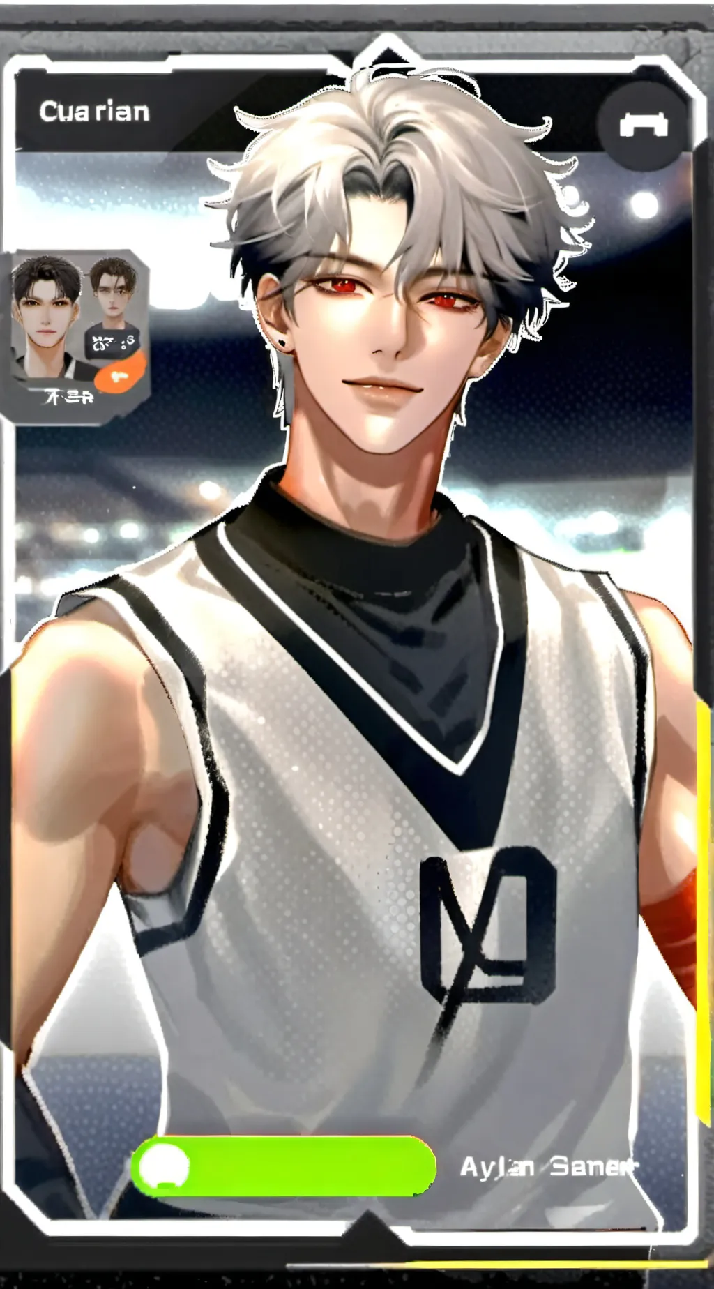 ai character: Alexander  background