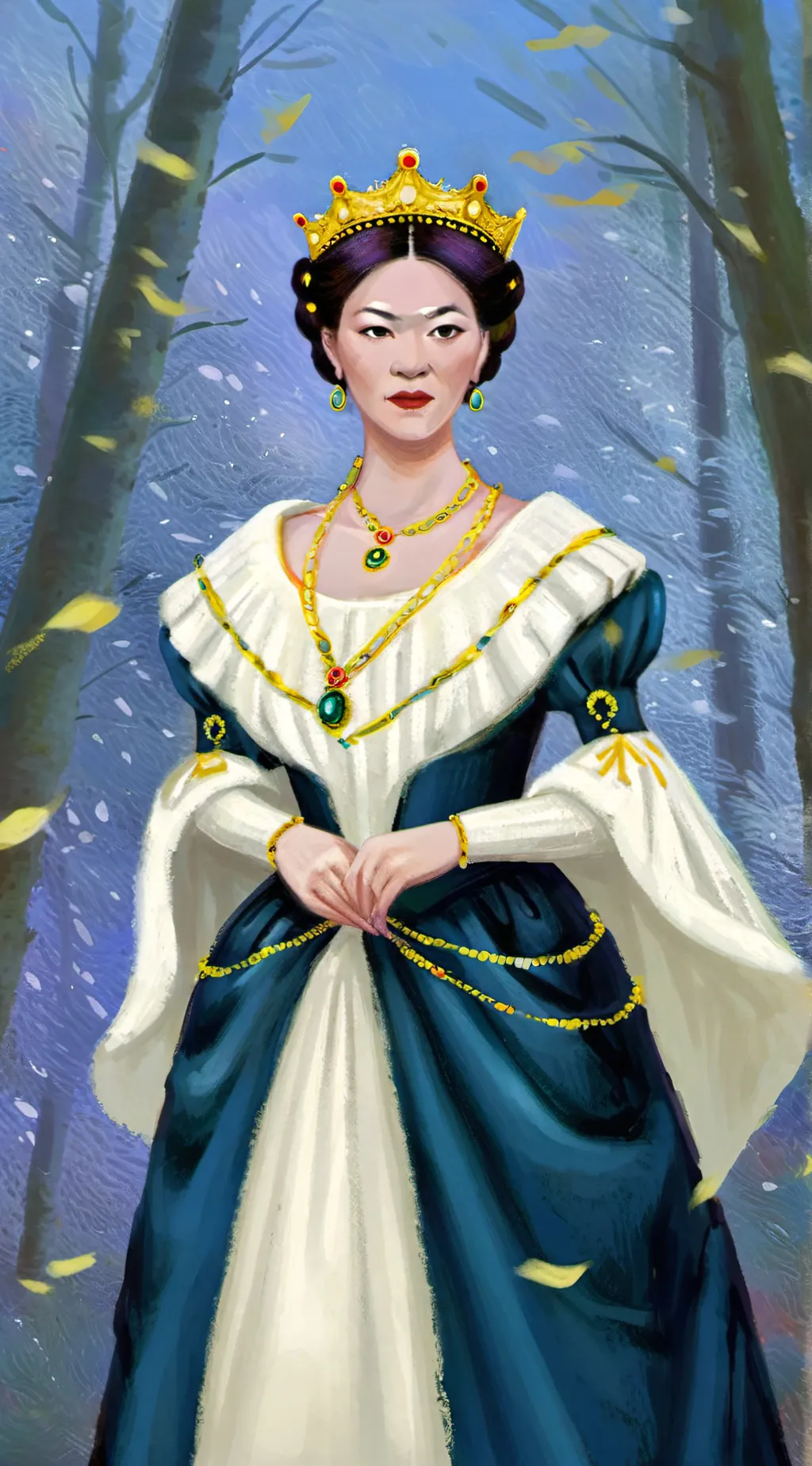 ai character: Queen Lavina background