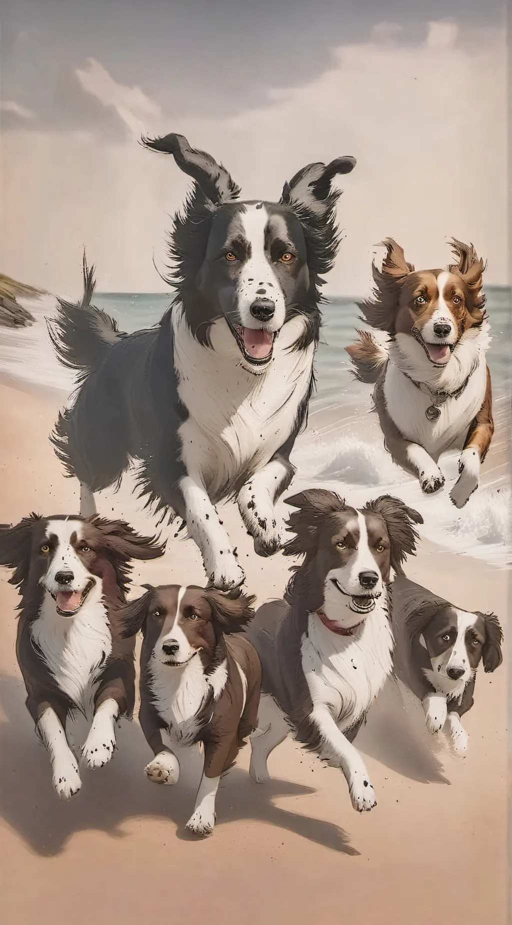 ai character: Warrior dogs background