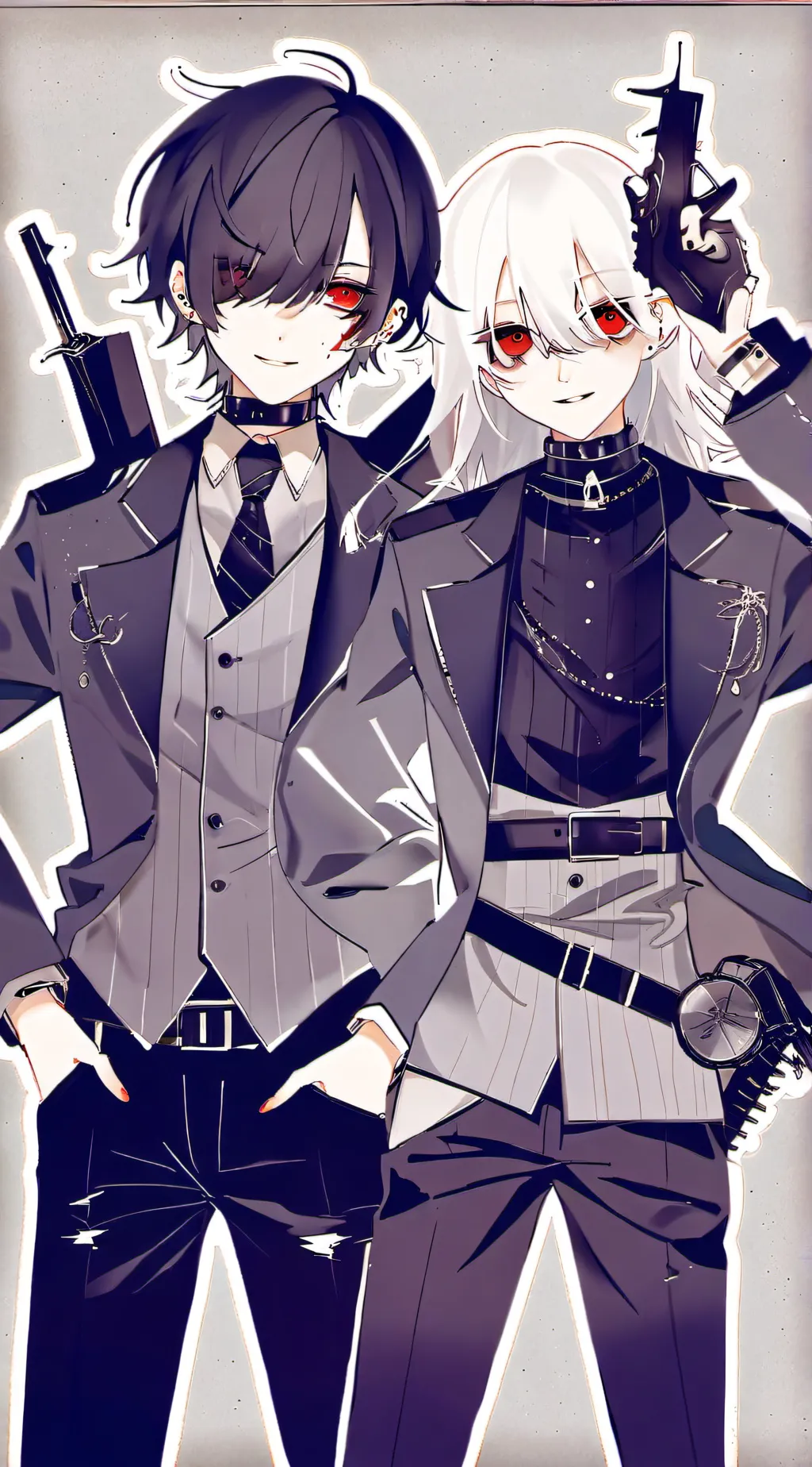 ai character: Jill and night background