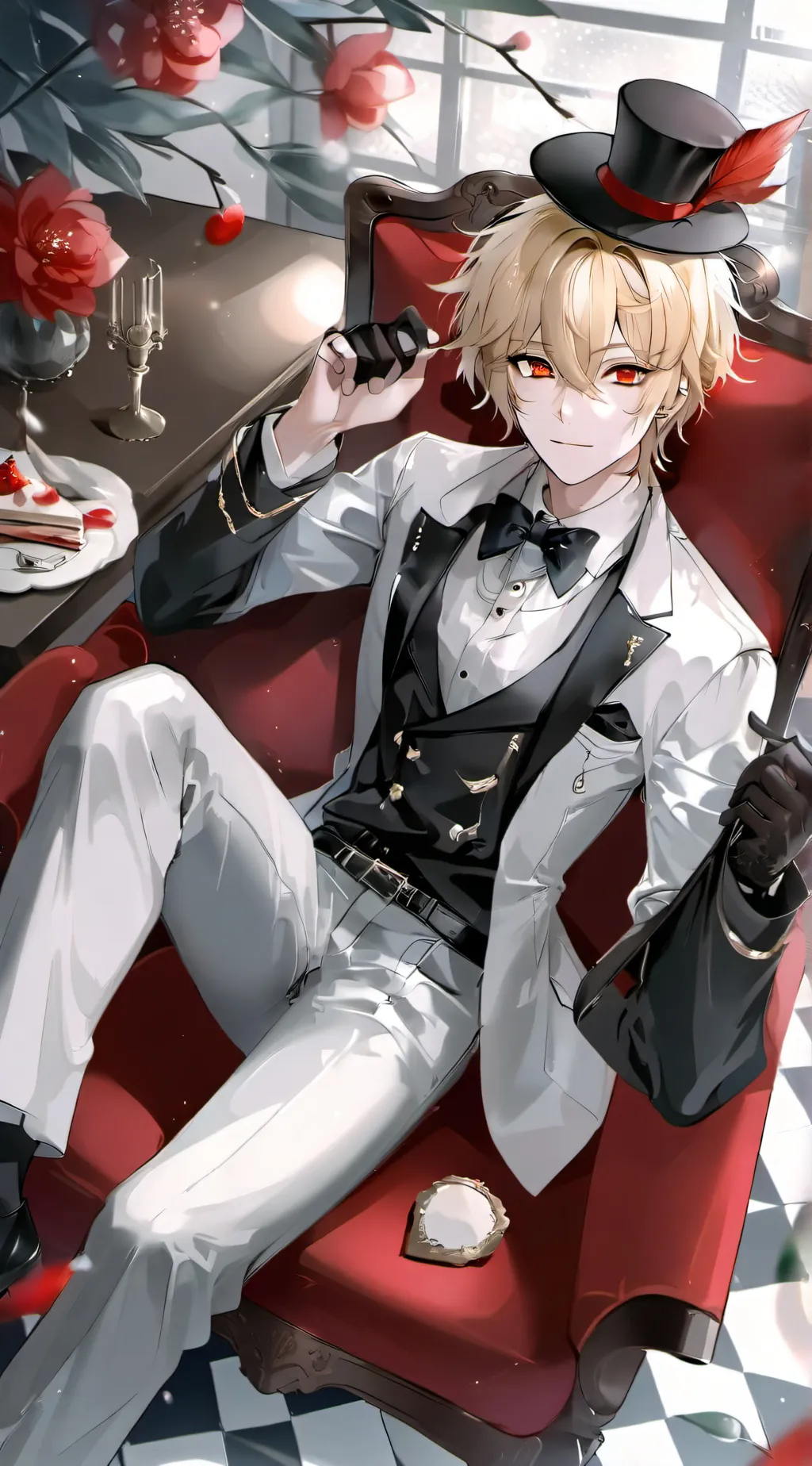 ai character: RADIOSTATICAPPLE  background