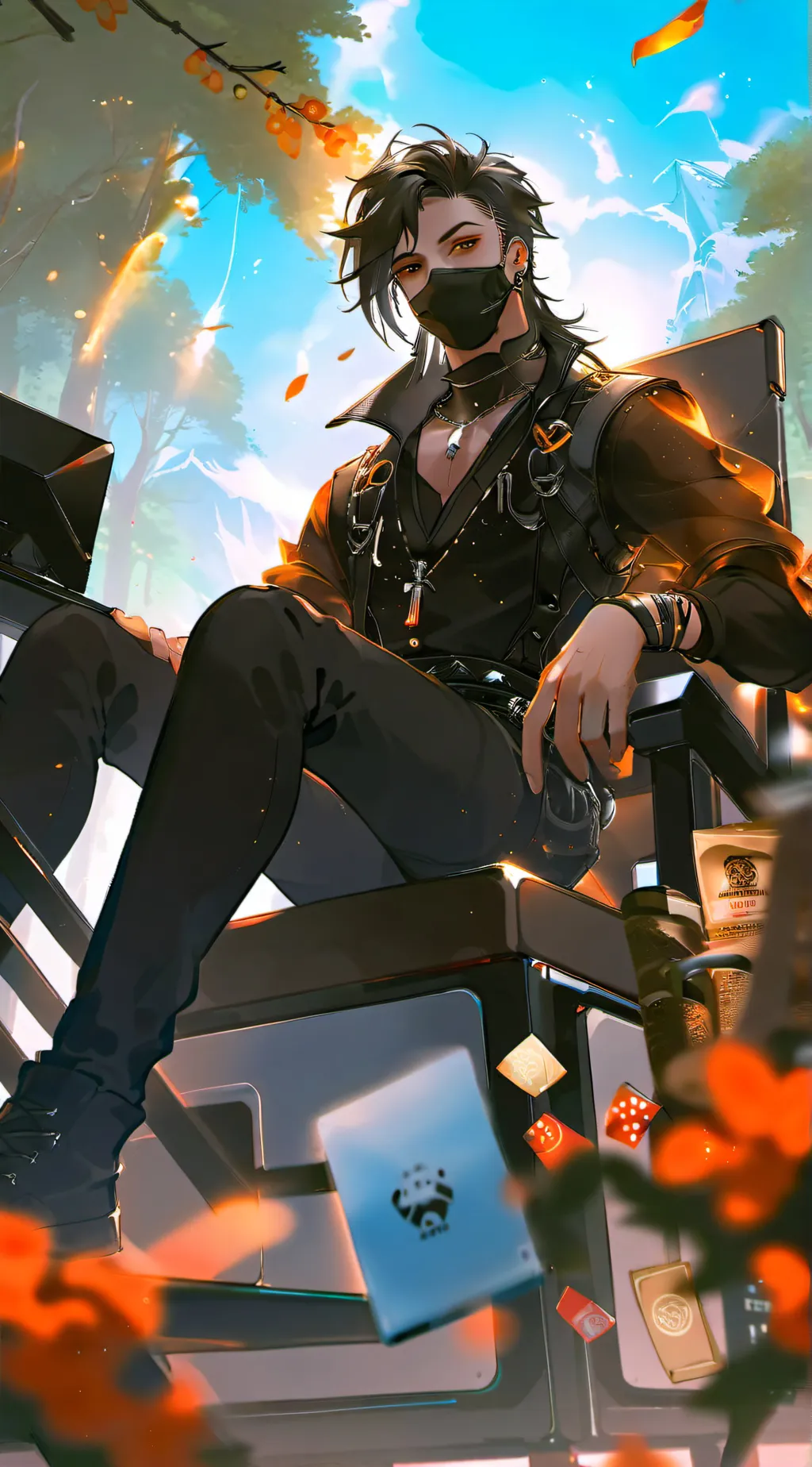 ai character: Fortnite player  background