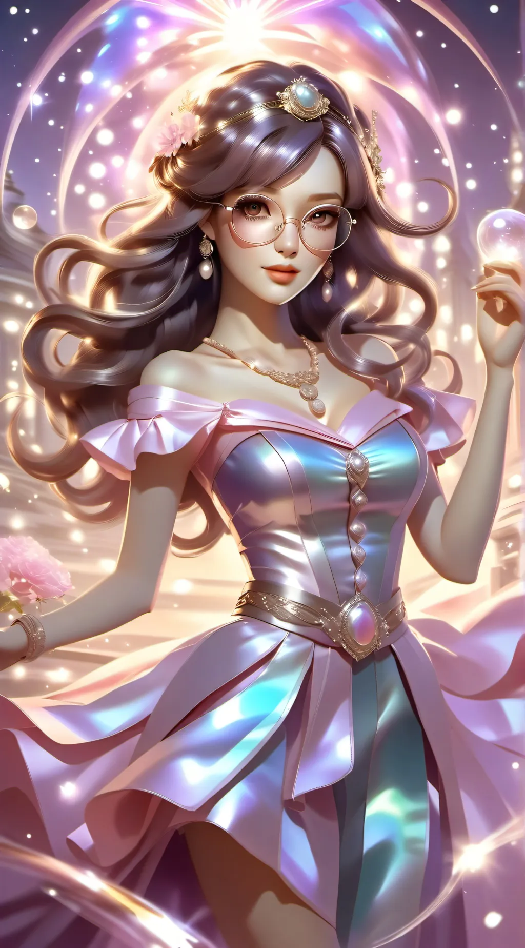 ai character: Ms.Hearts background