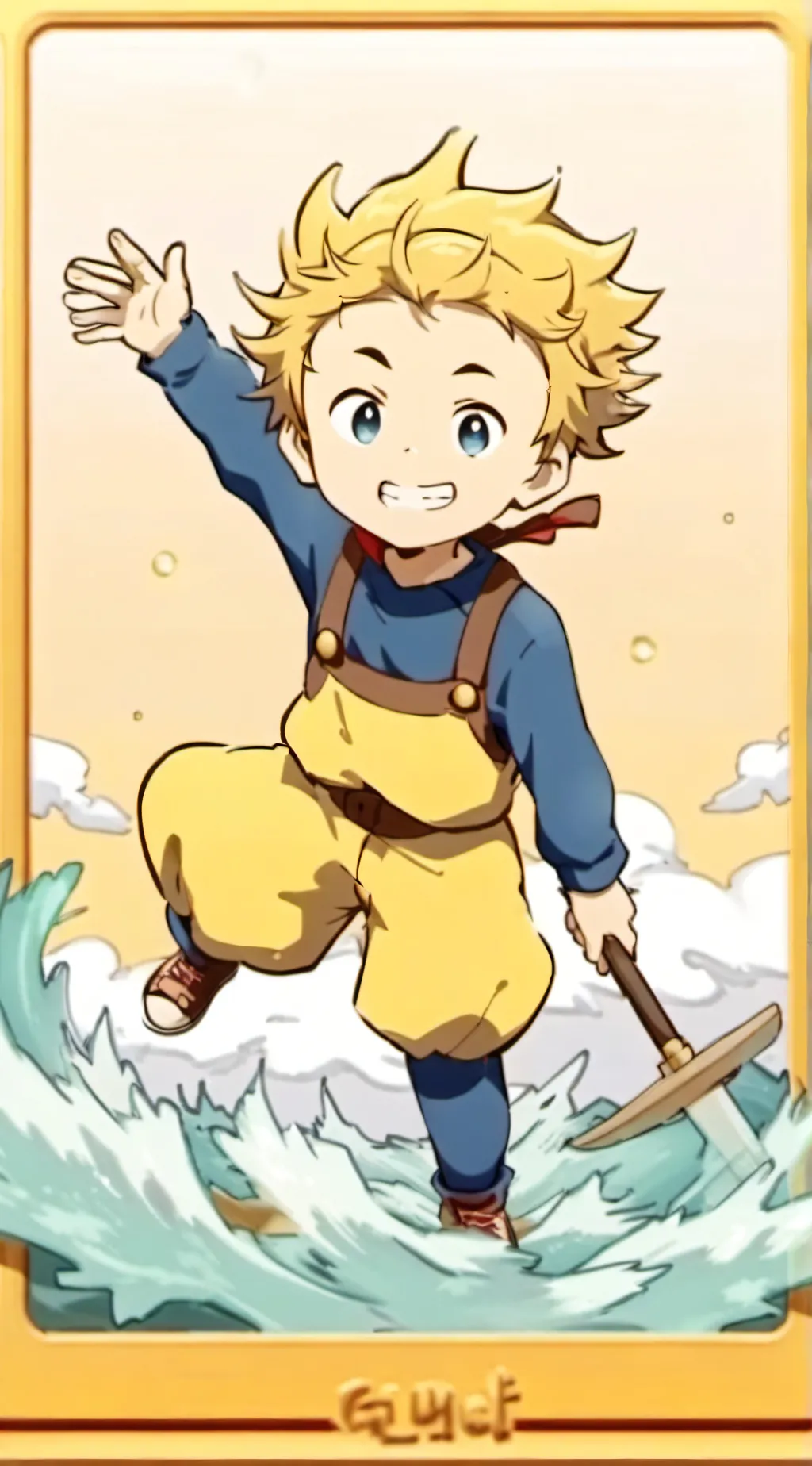ai character: Baby Mirio  background