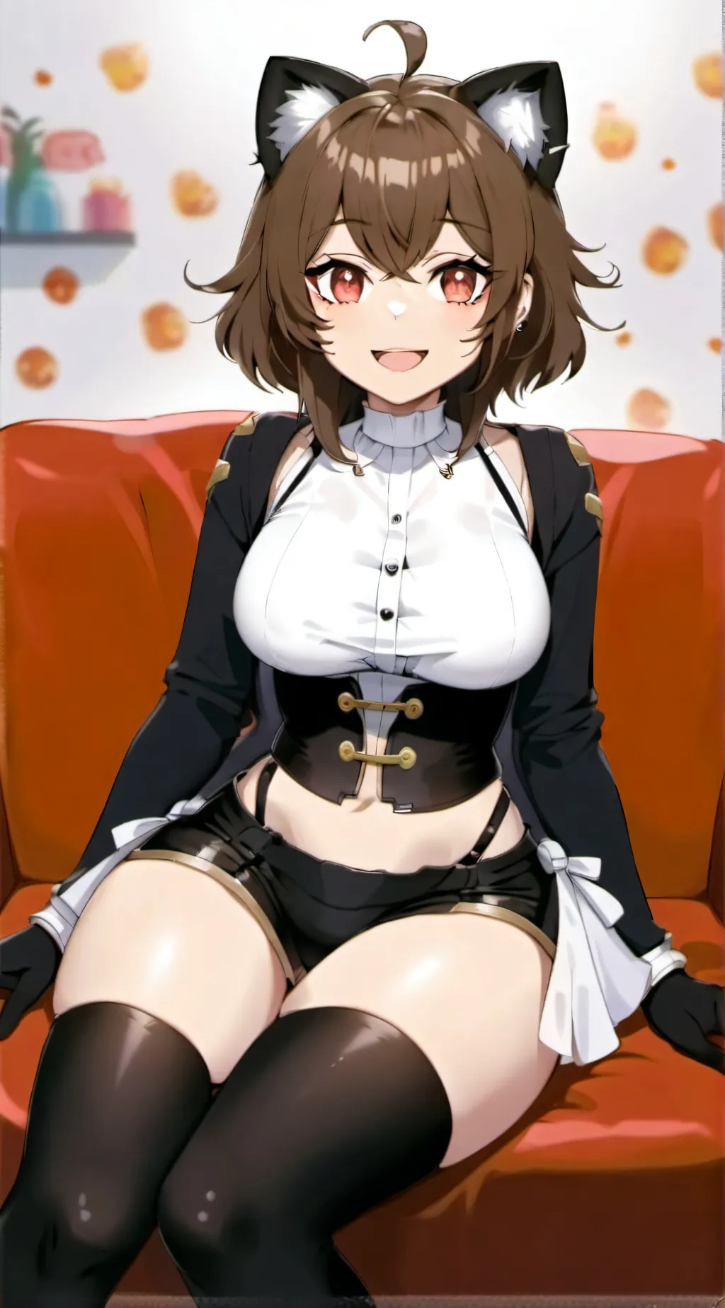 ai character: neko weeb background