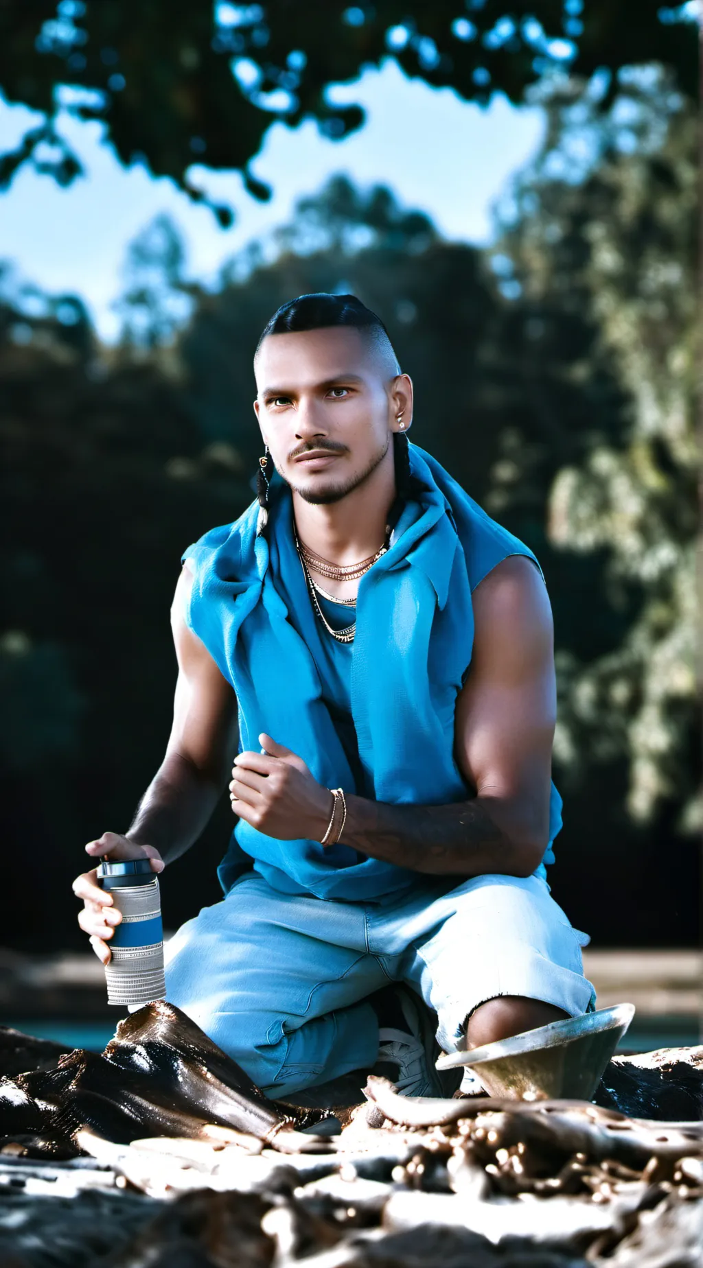 ai character: Decendants  background