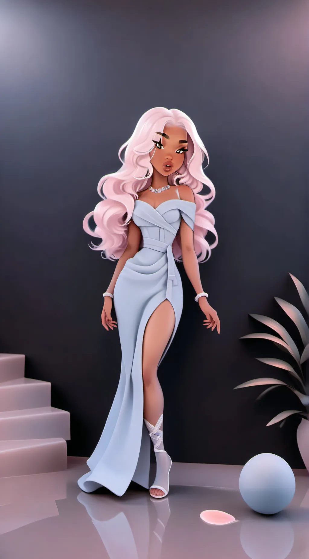 ai character: Lily background