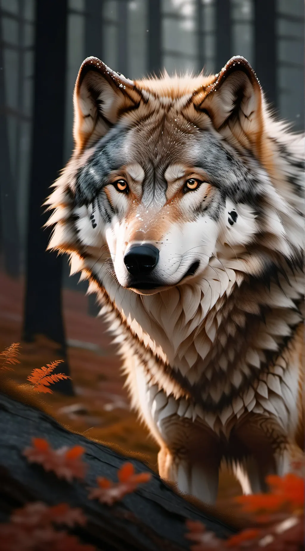 ai character: wolf background