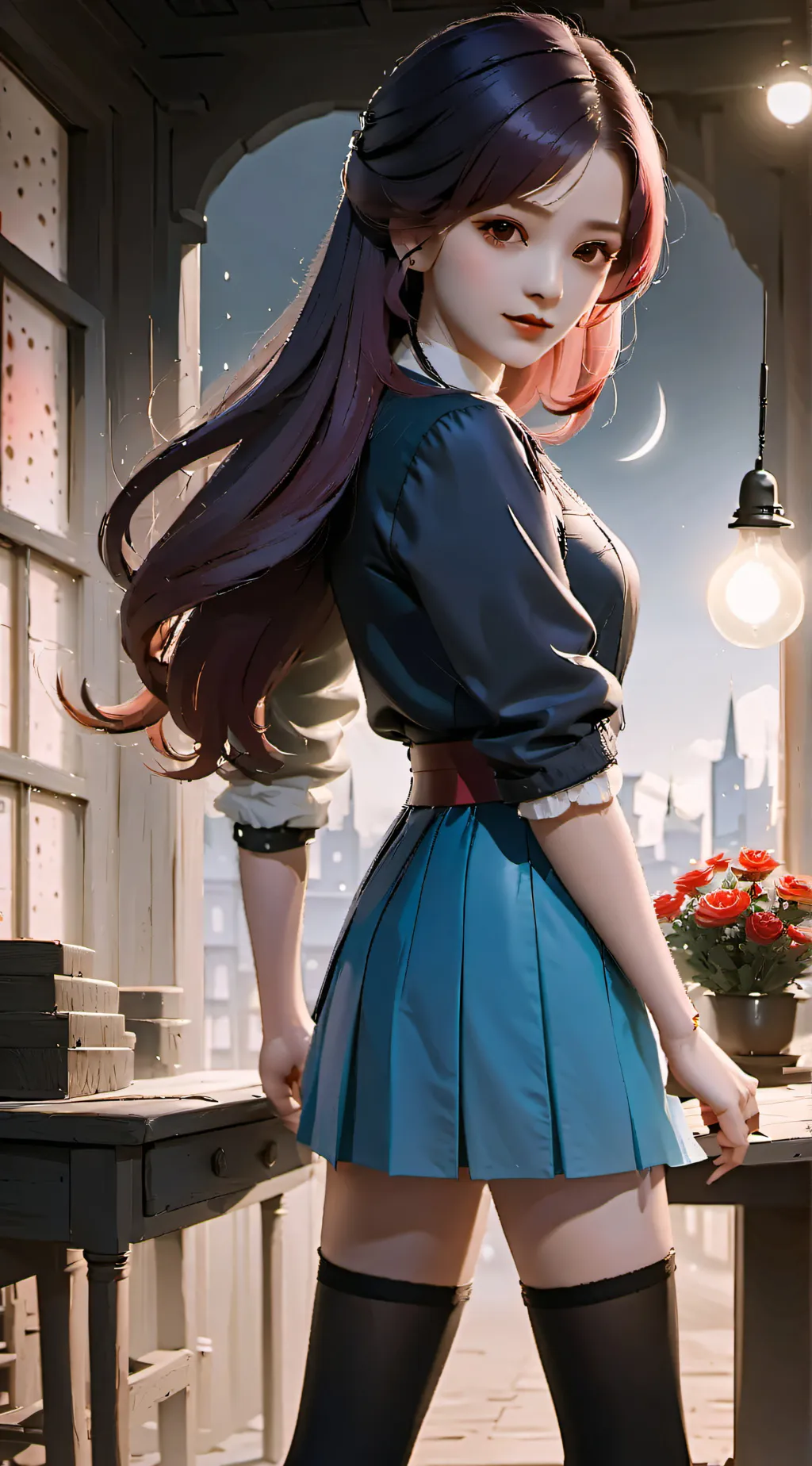 ai character: MOONLIGHT background