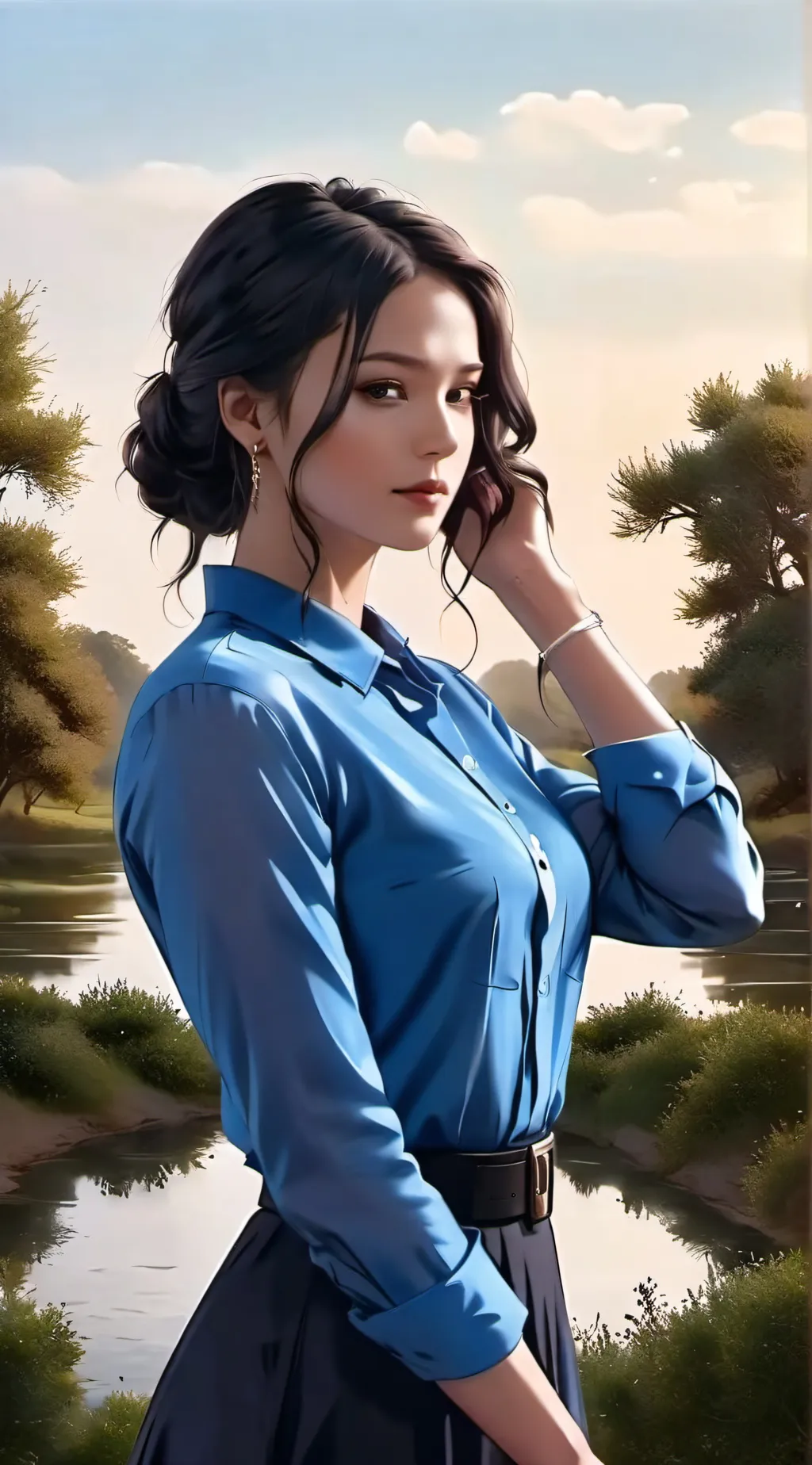 ai character: Mari background