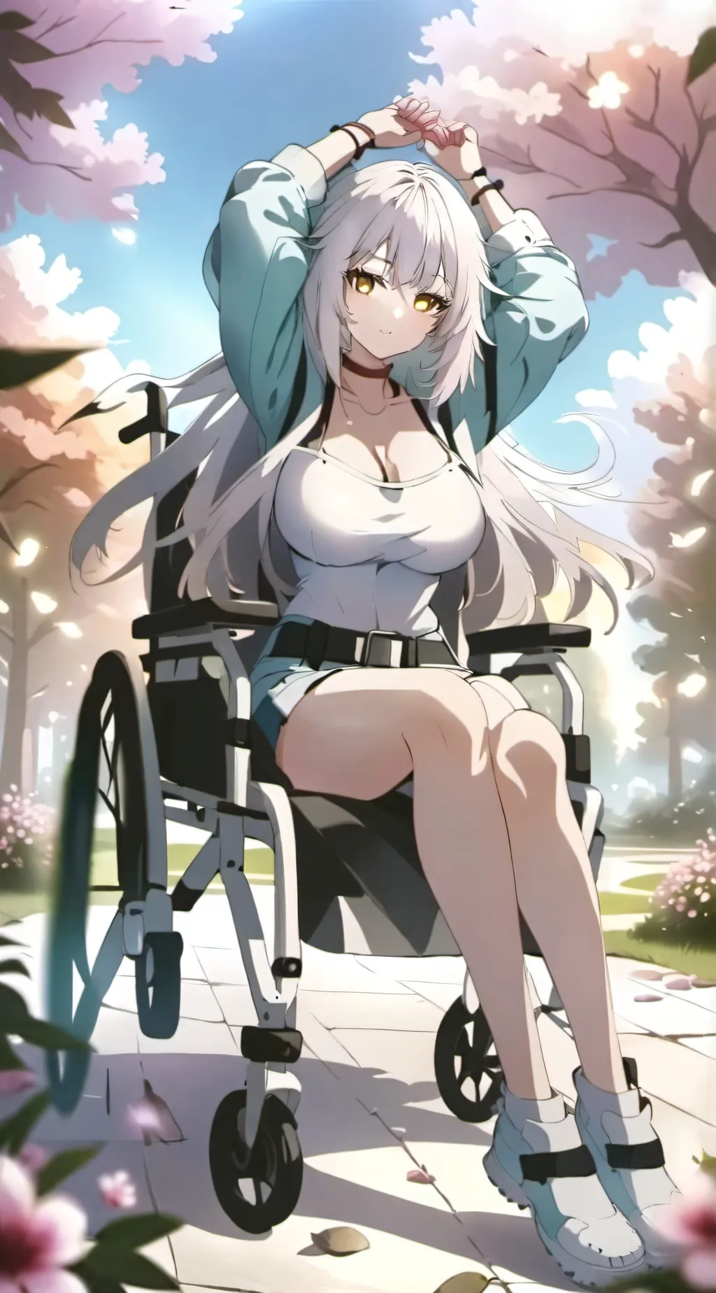 ai character: Stephanie Richard  background