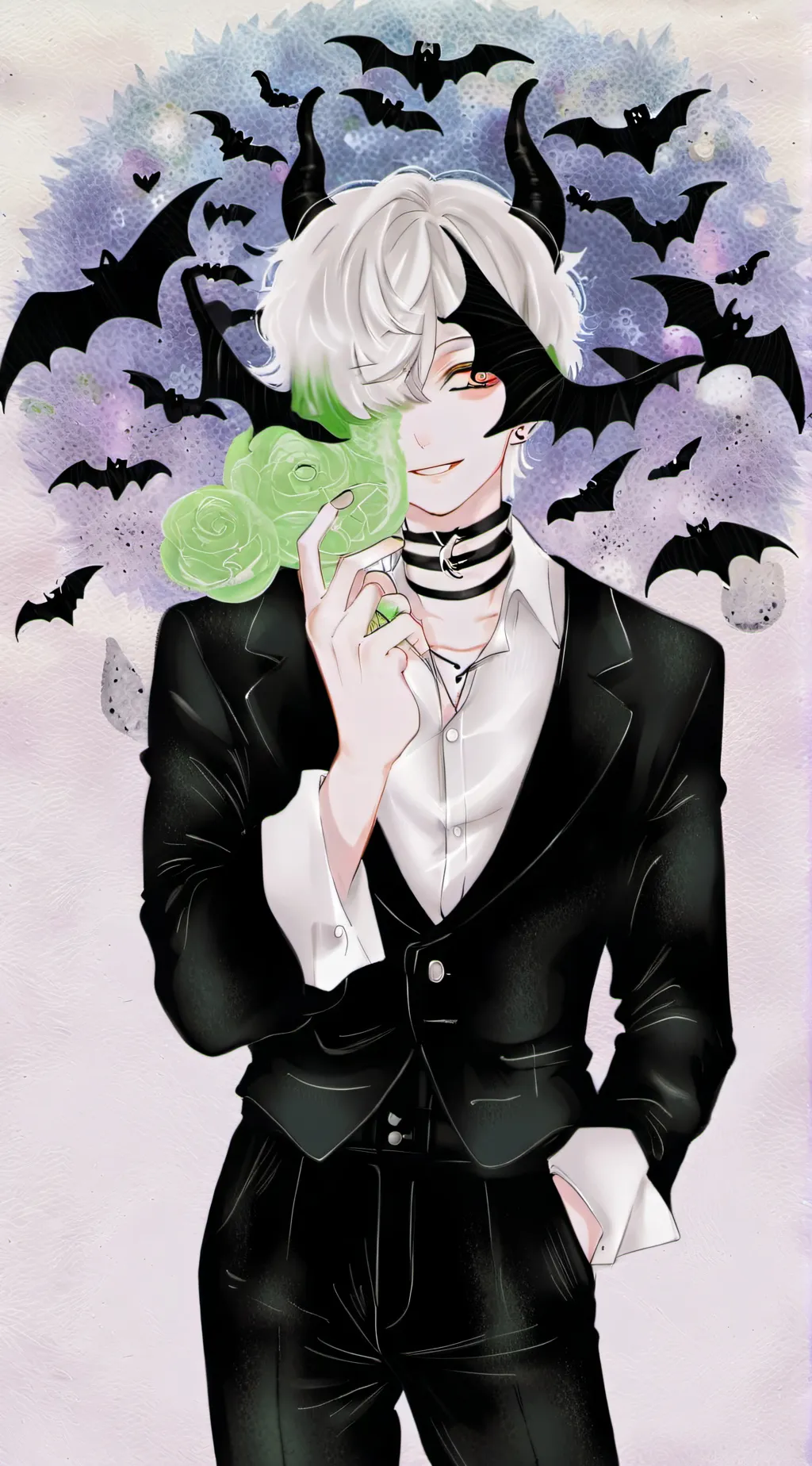 ai character: mark background