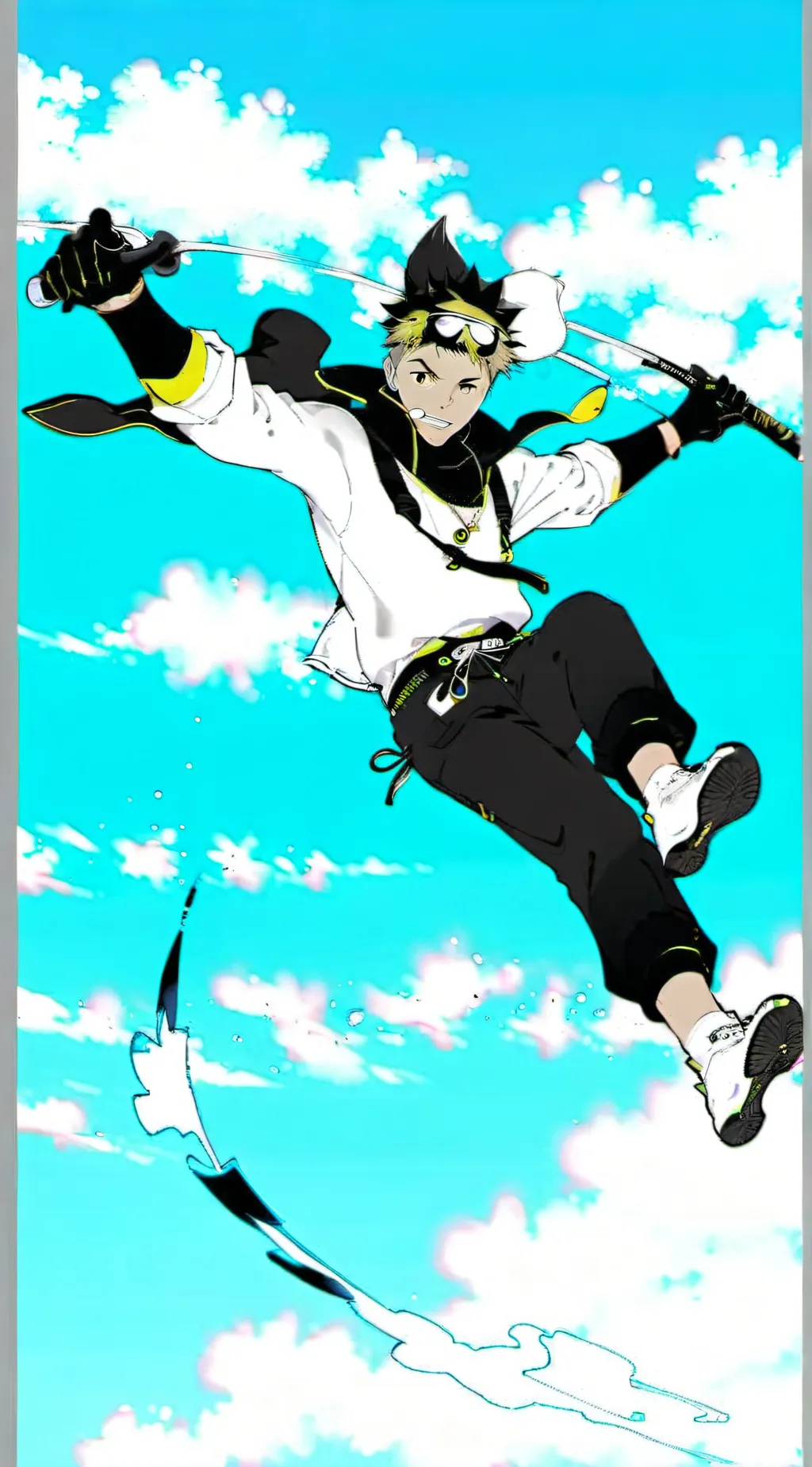 ai character: Kaiju No.8 background