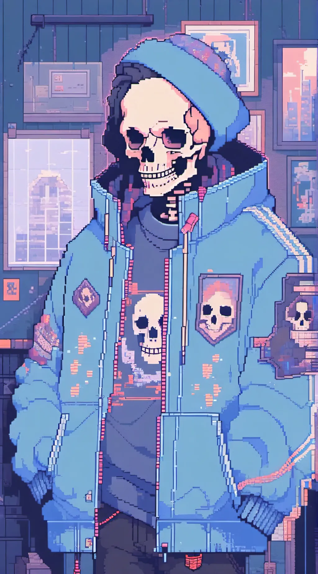 ai character: Sans background