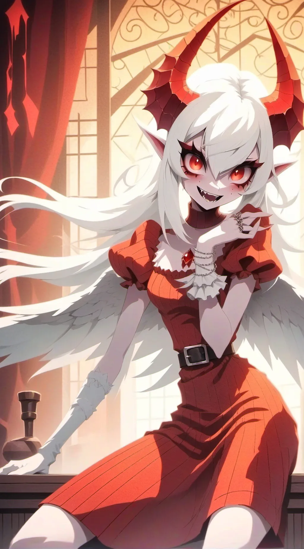 ai character: angel  background