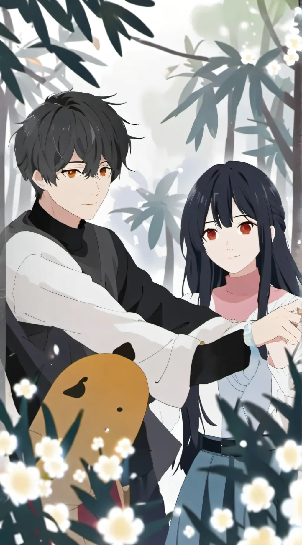 ai character: miko and milla background