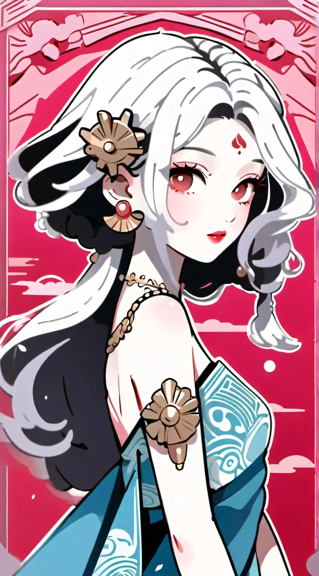 ai character: Amphitrite background