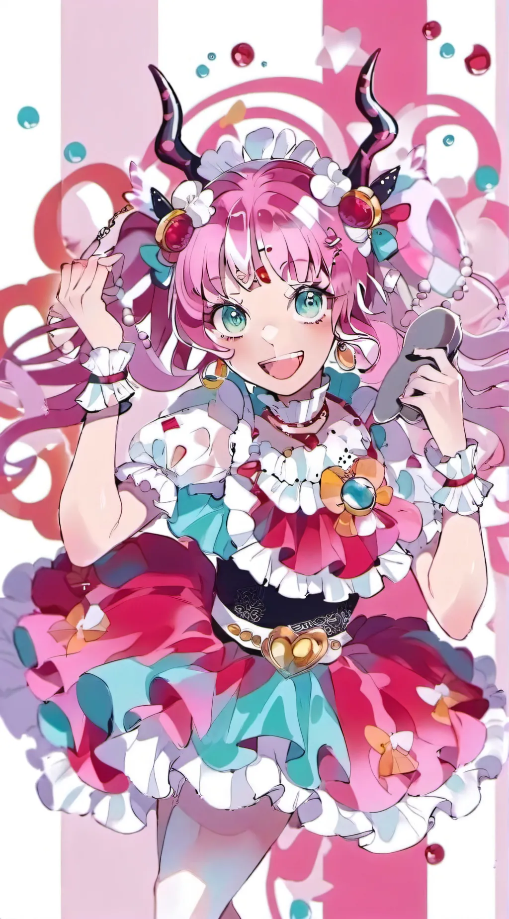 ai character: mha x kariguri background