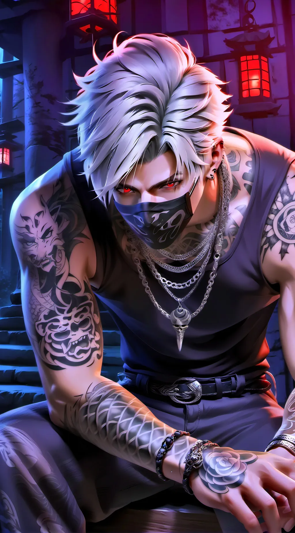 ai character: Dylan  background