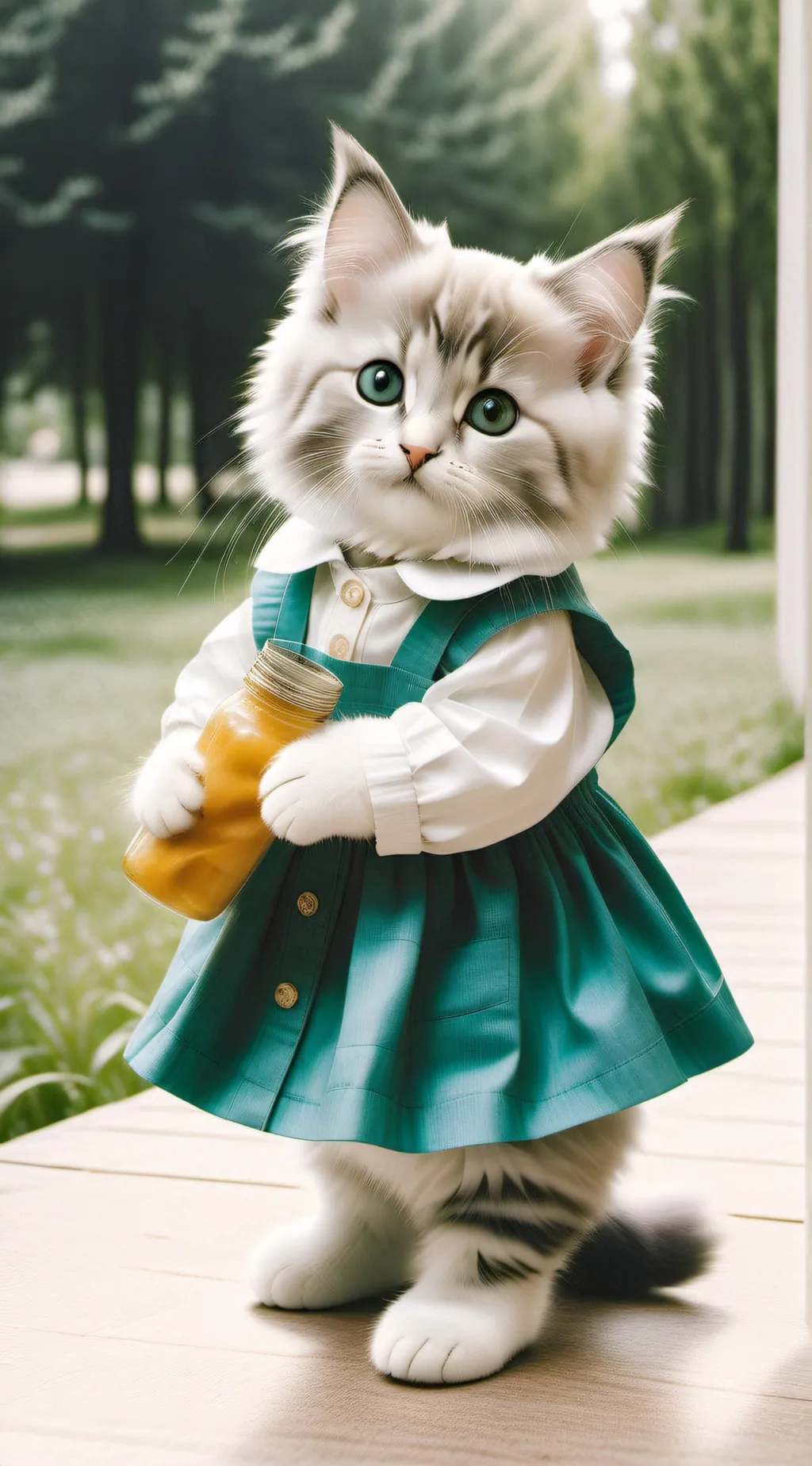 ai character: Olivea background