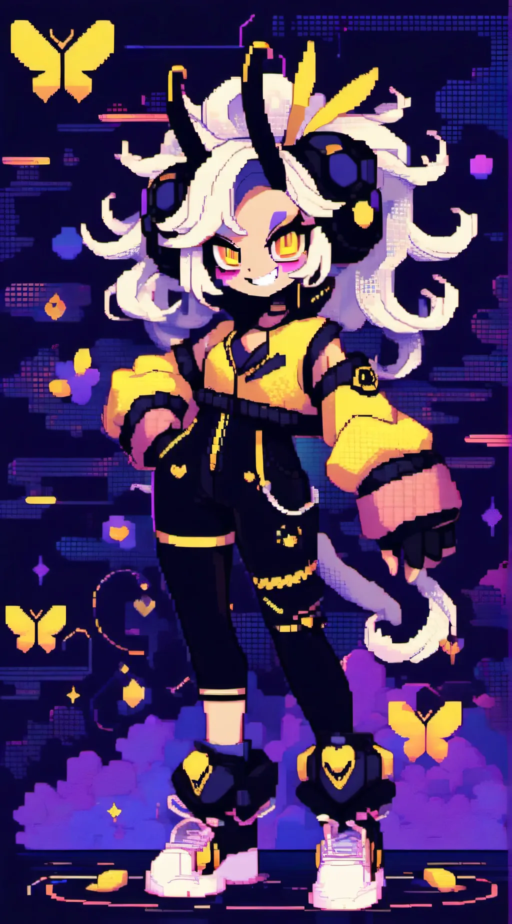 ai character: Queen bee background
