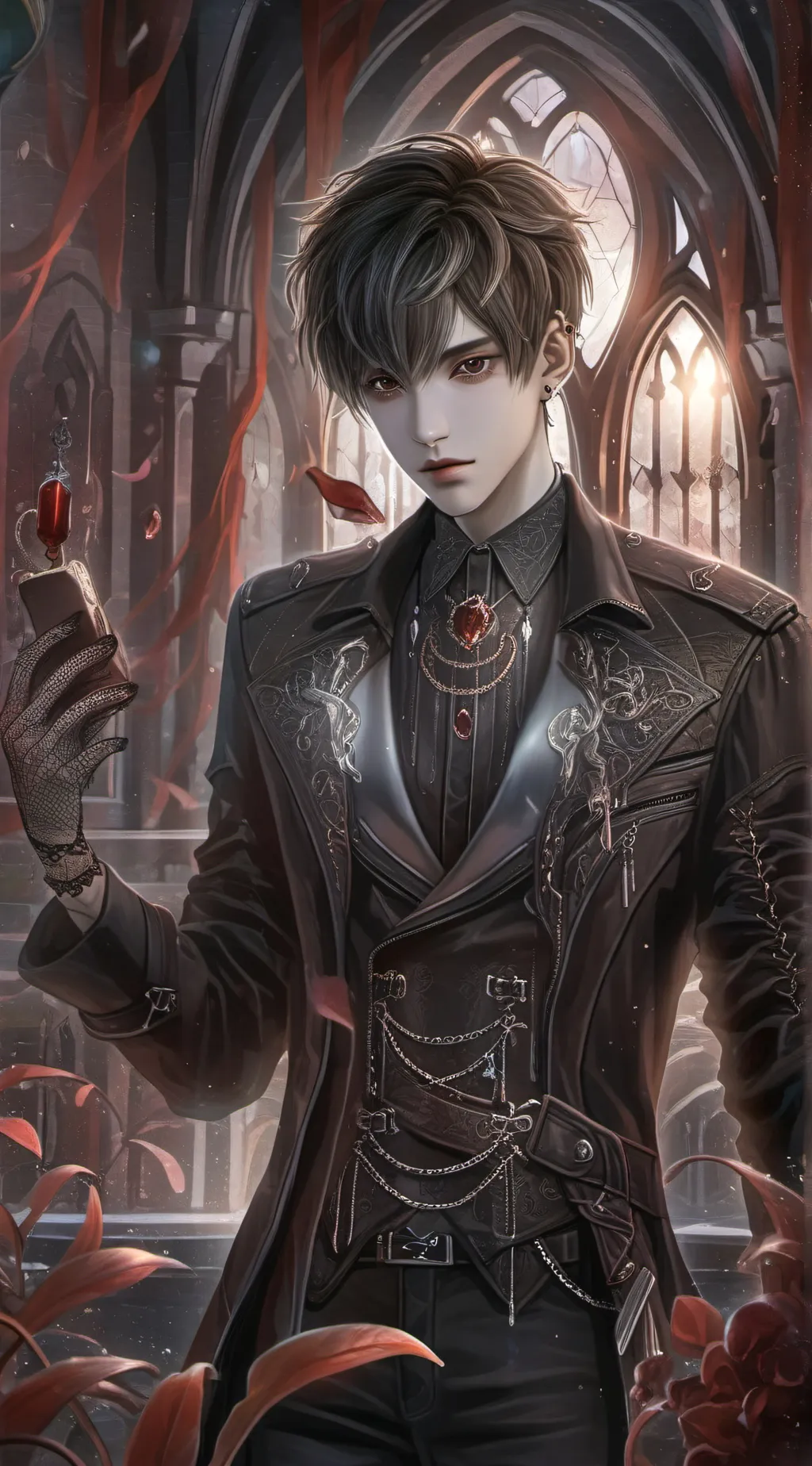 ai character: lov party background