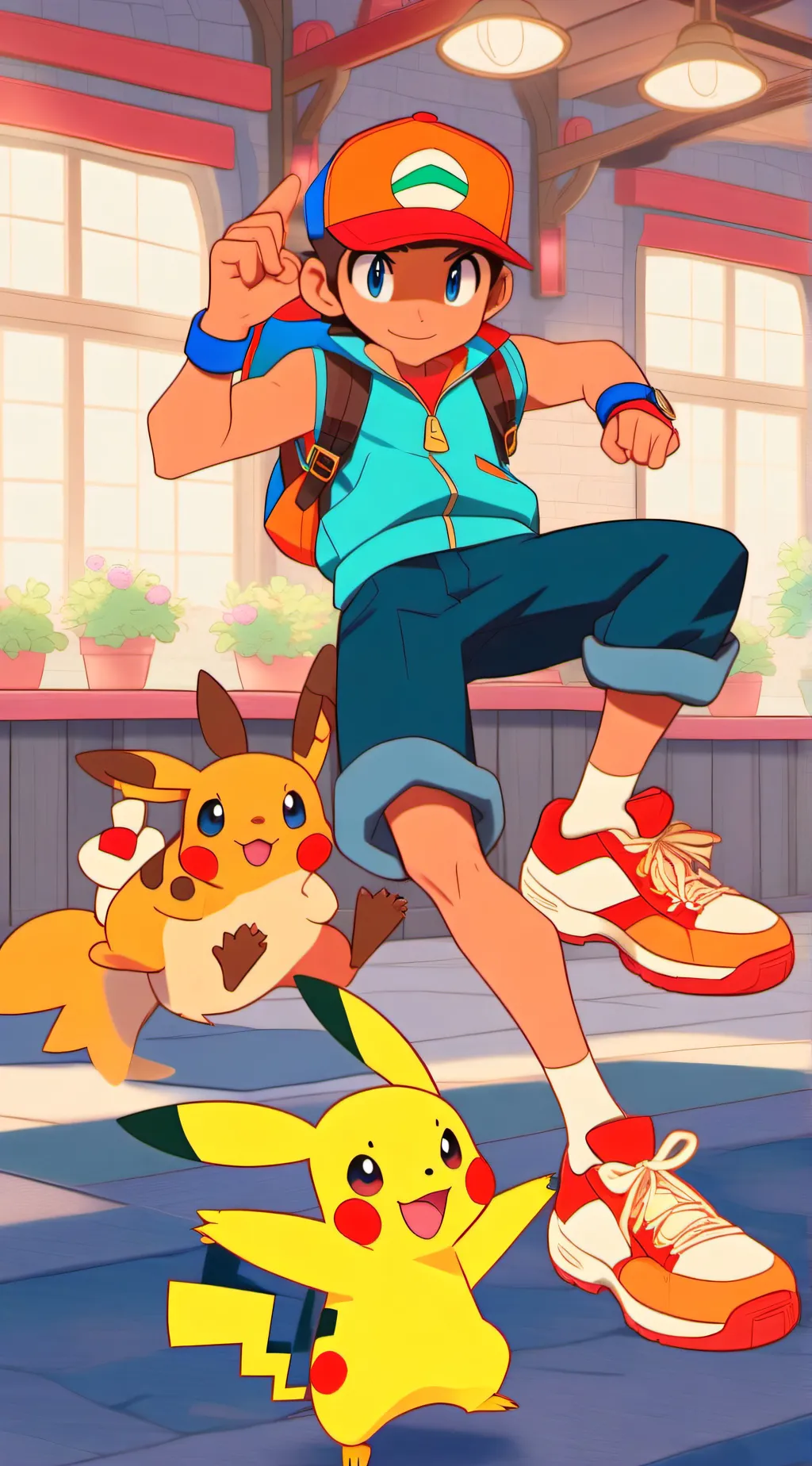 ai character: aveo background