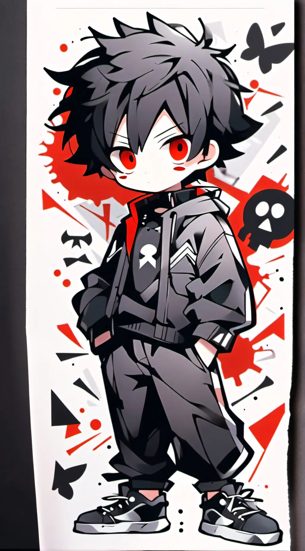 ai character: Damien  background