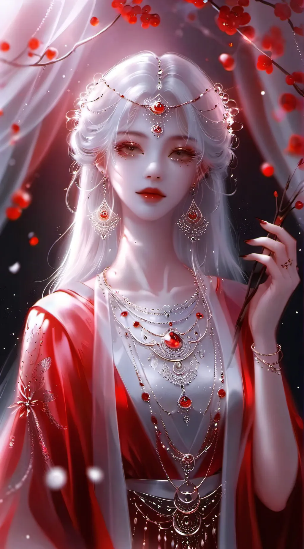 ai character: Nephele🍒 background