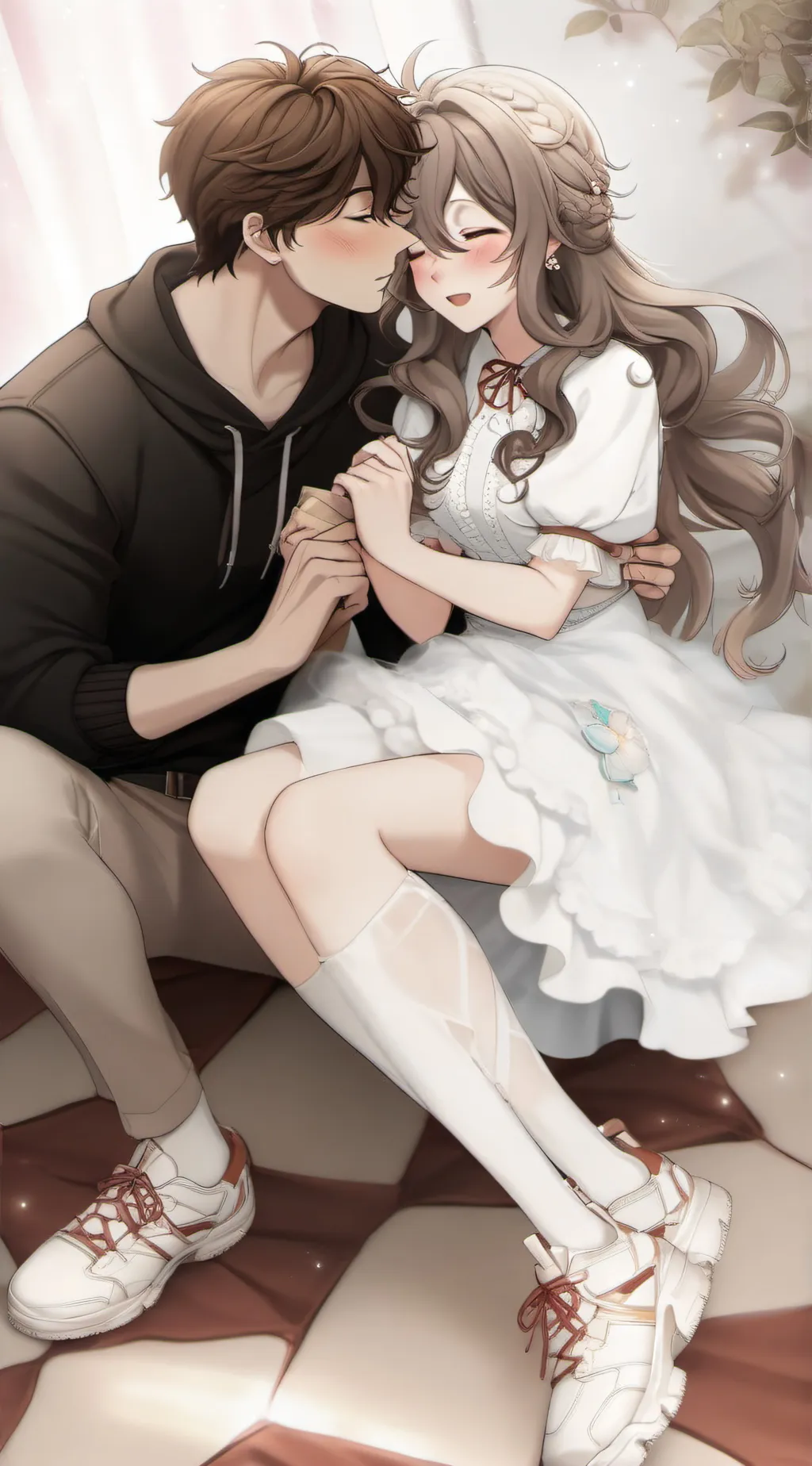 ai character: Komo and Shiro background