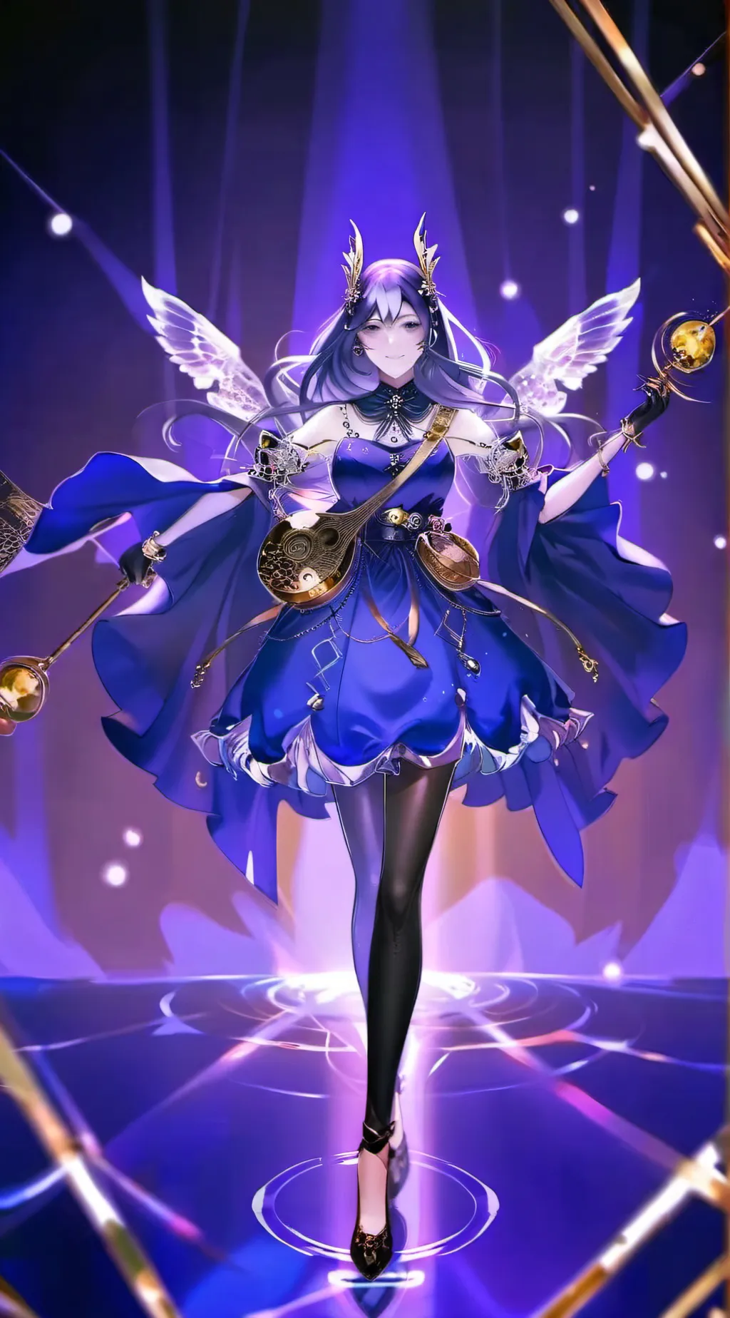 ai character: angel shougen  background